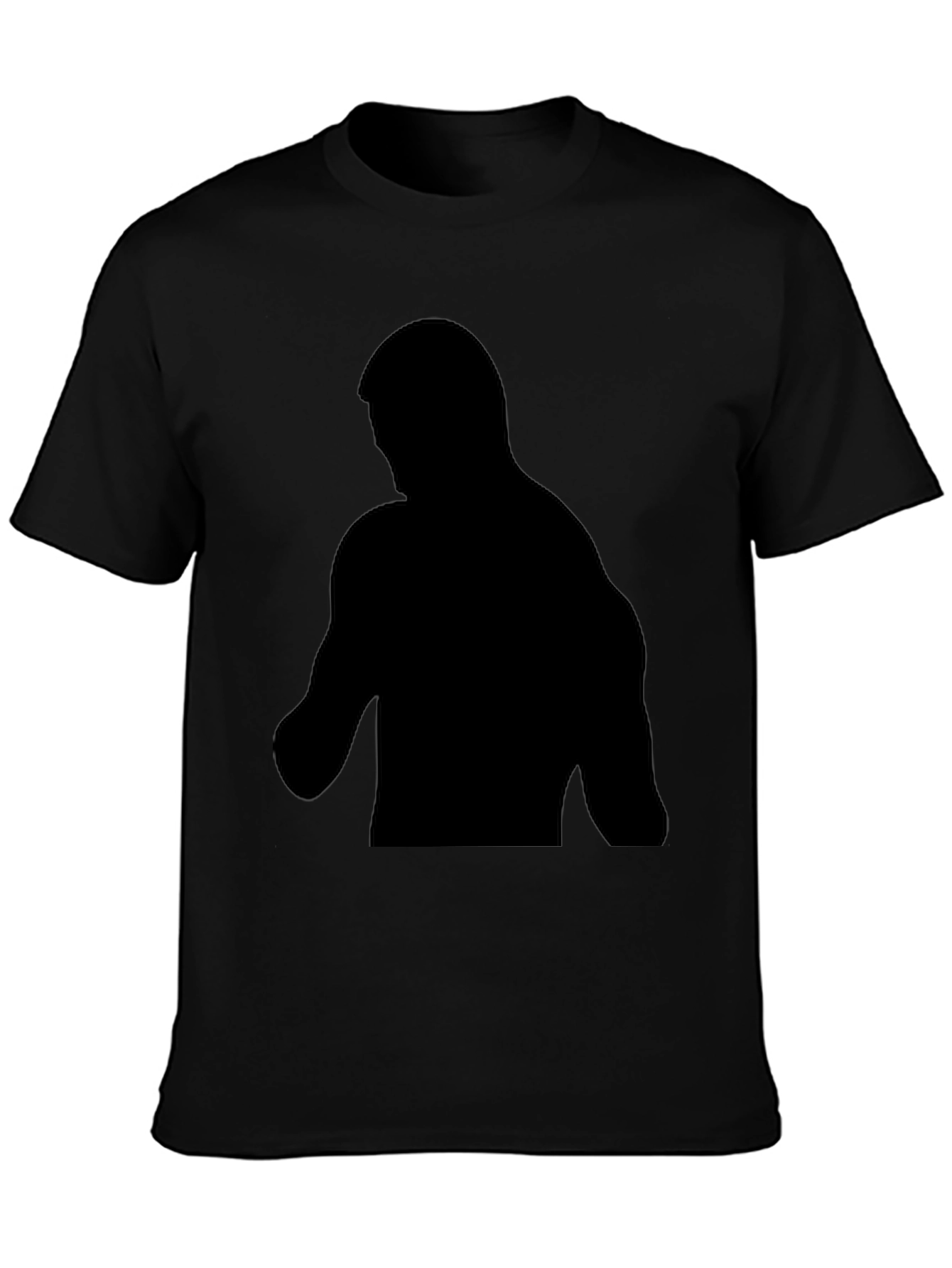 Silhouette Graphic Black Tee