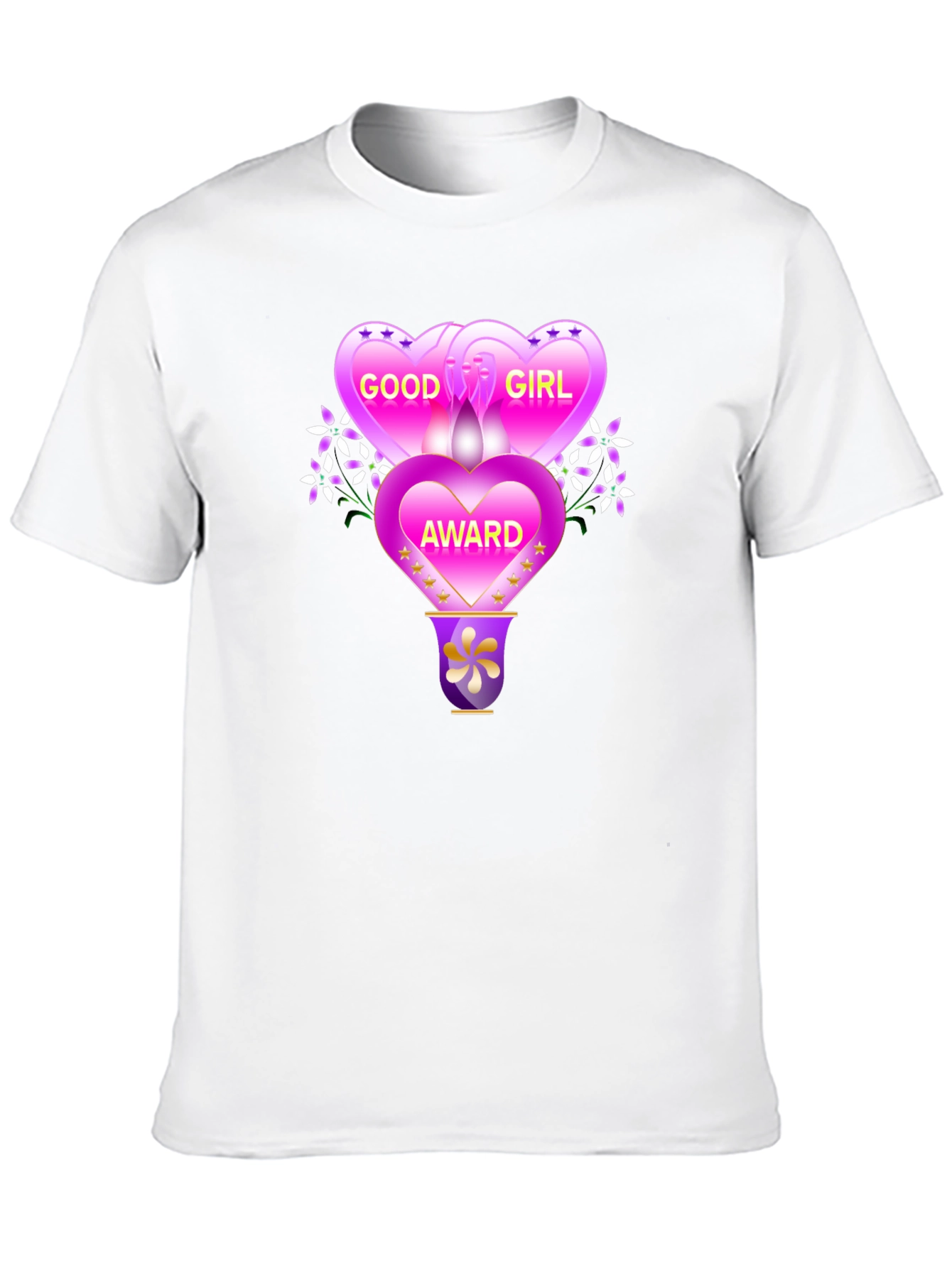Good Girl Award Graphic Tee - Novelty T-Shirt