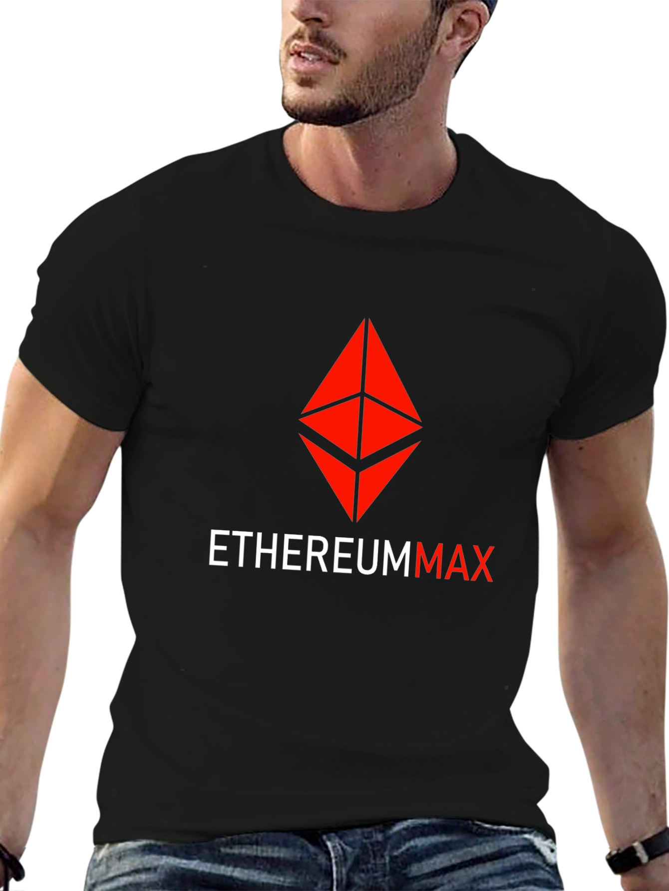 Ethereum Max Black T-Shirt | Crypto Fashion
