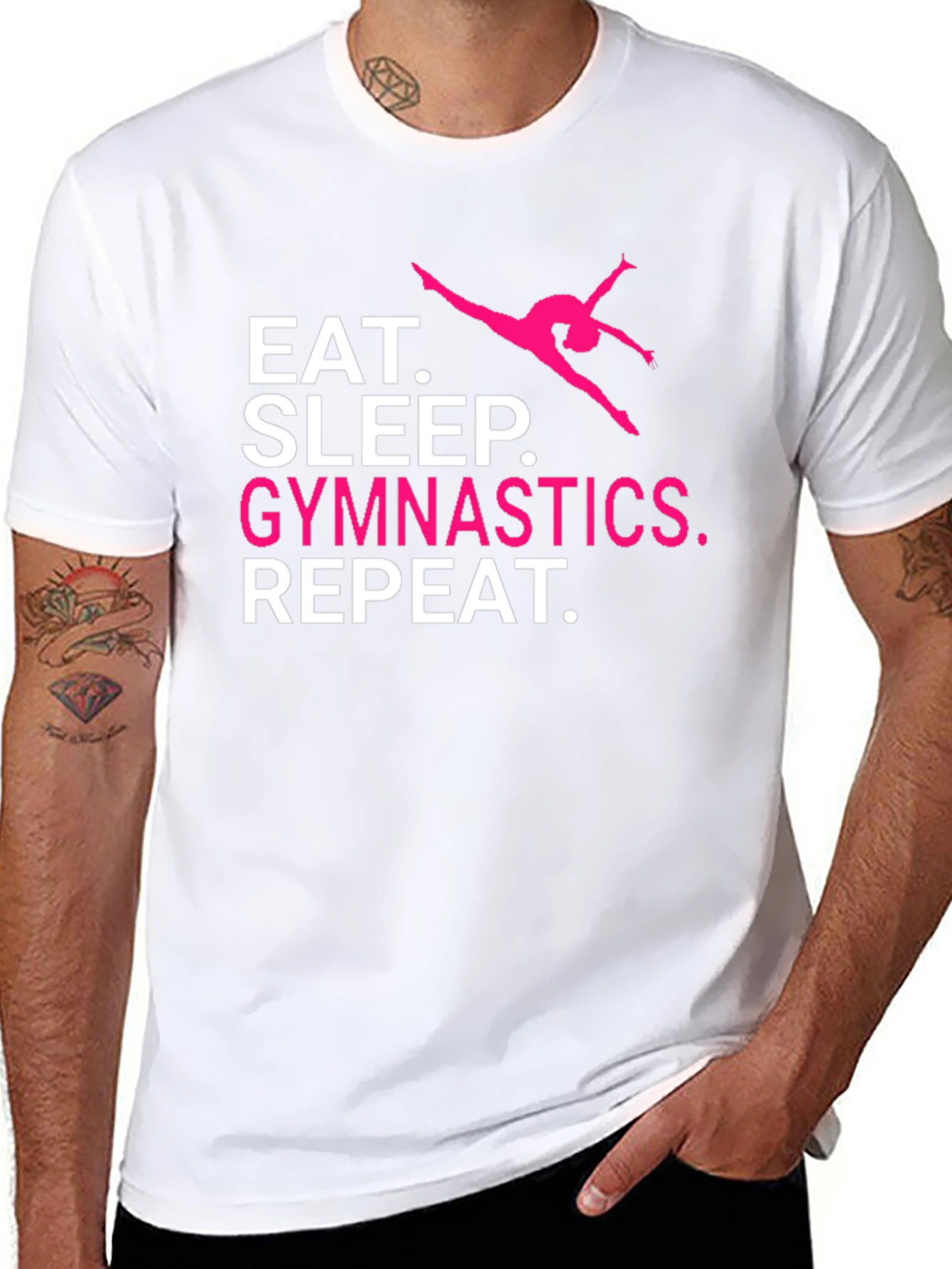 Eat Sleep Gymnastics Repeat T-Shirt