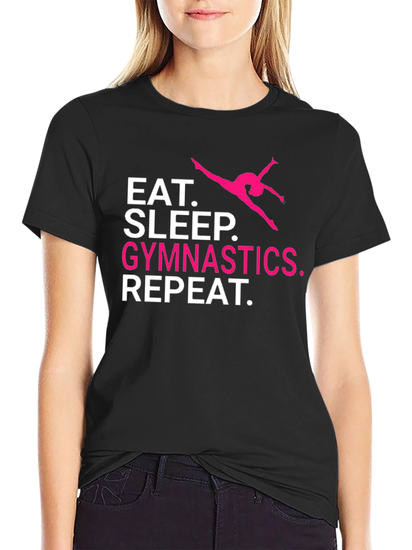 Eat Sleep Gymnastics Repeat T-Shirt