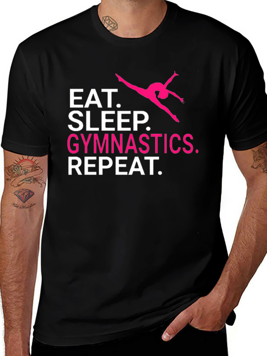 Eat Sleep Gymnastics Repeat T-Shirt
