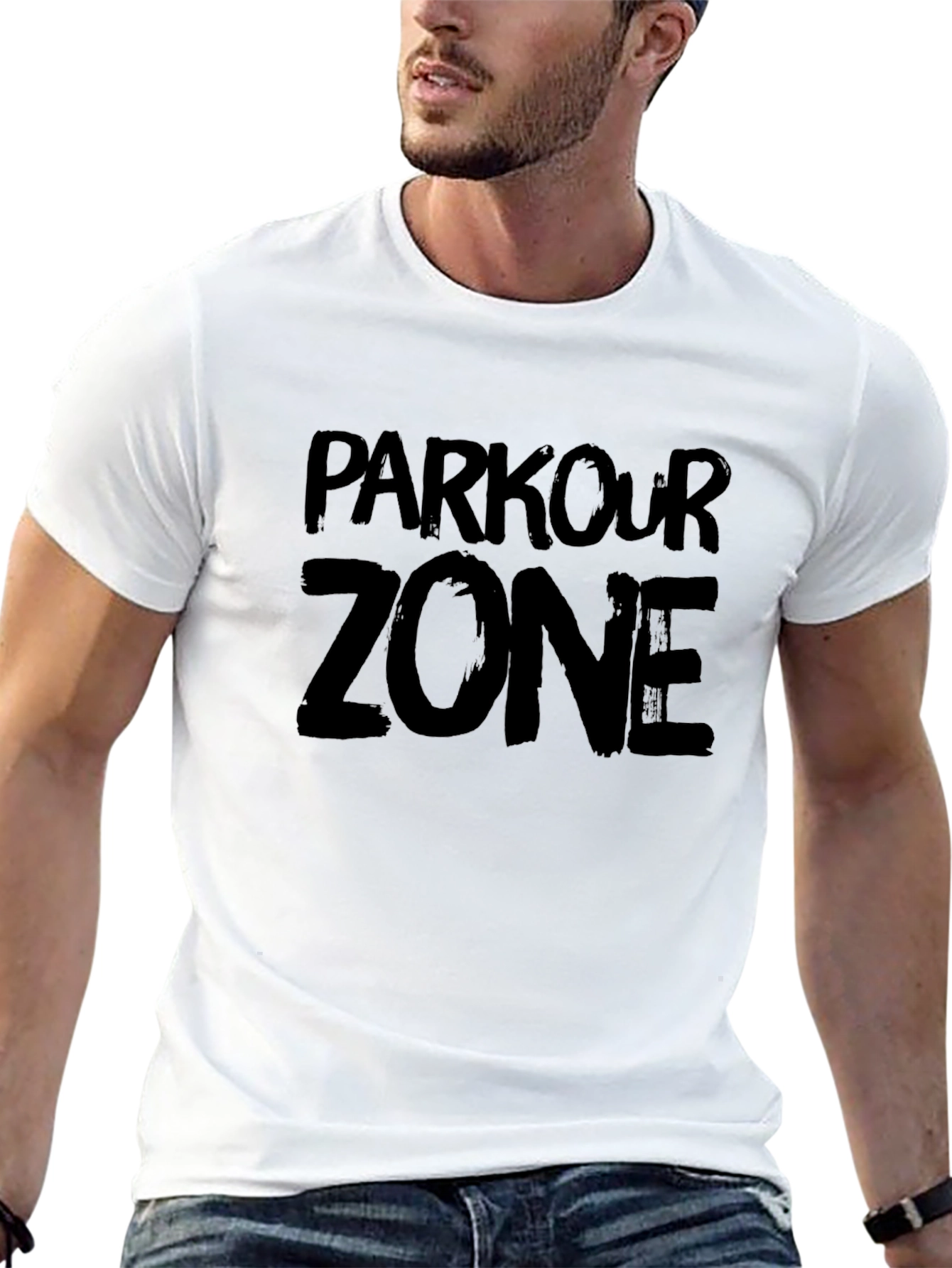 Parkour Zone Black Graphic T-Shirt