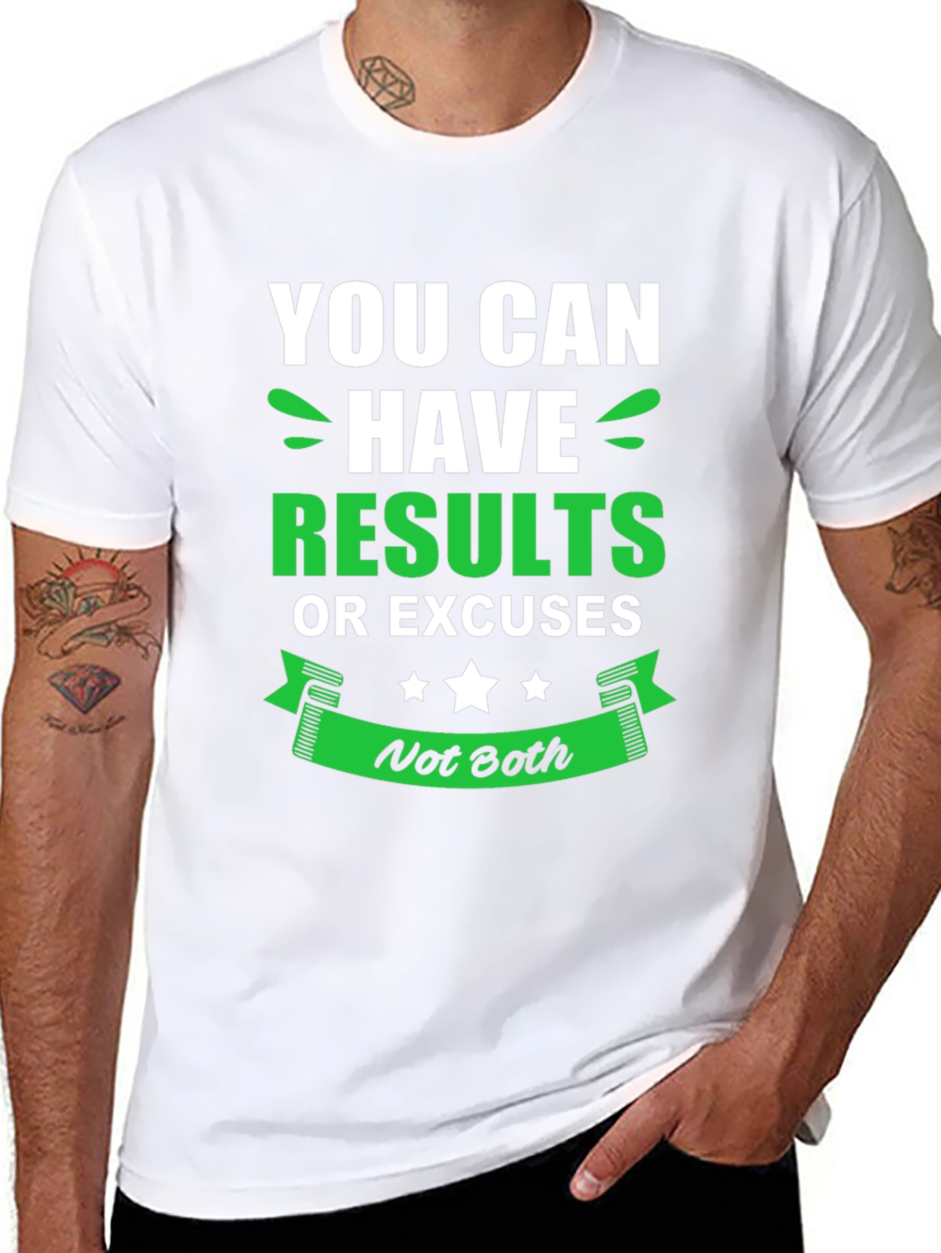 Results or Excuses Graphic Tee