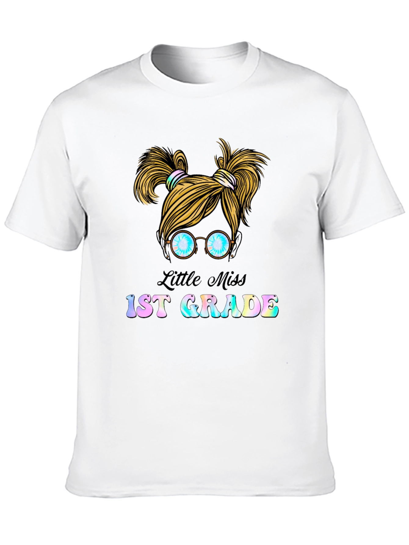 Little Miss 1st Grade Black T-Shirt