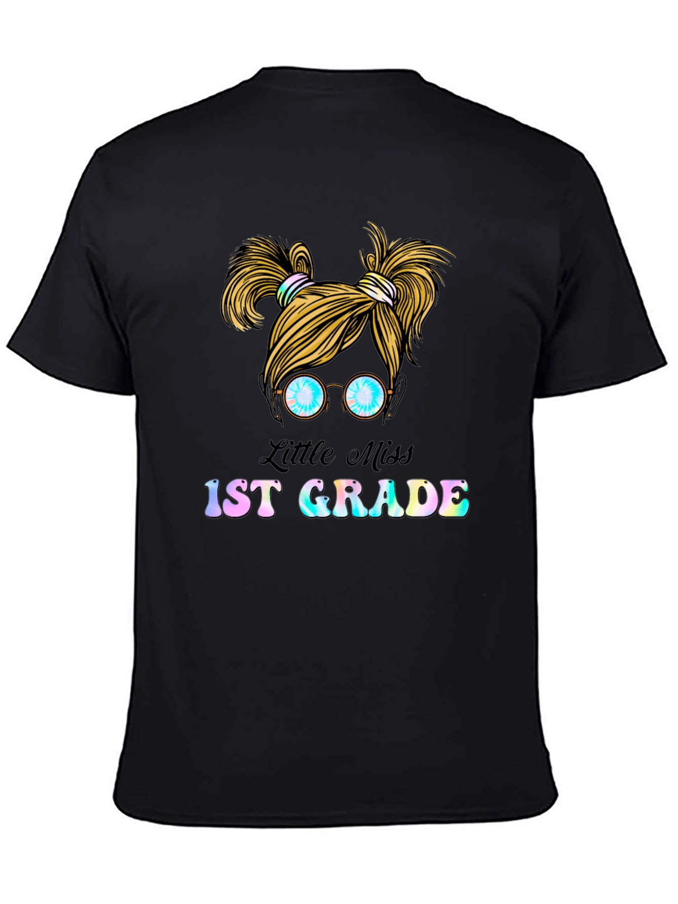 Little Miss 1st Grade Black T-Shirt