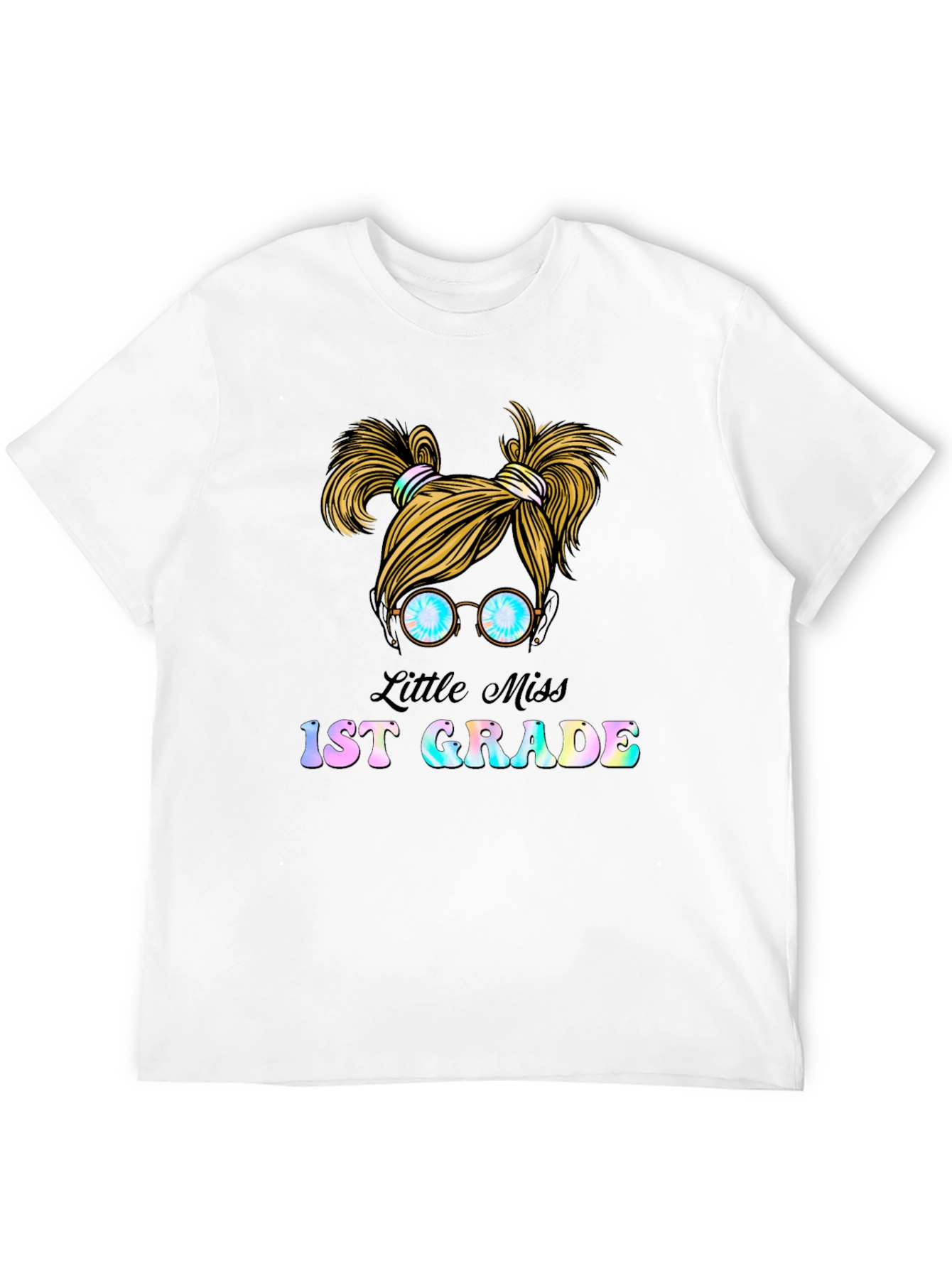 Little Miss 1st Grade Black T-Shirt