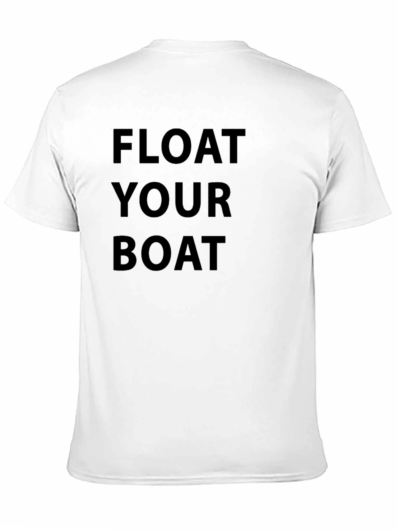 Float Your Boat Graphic Tee - Black Cotton T-Shirt