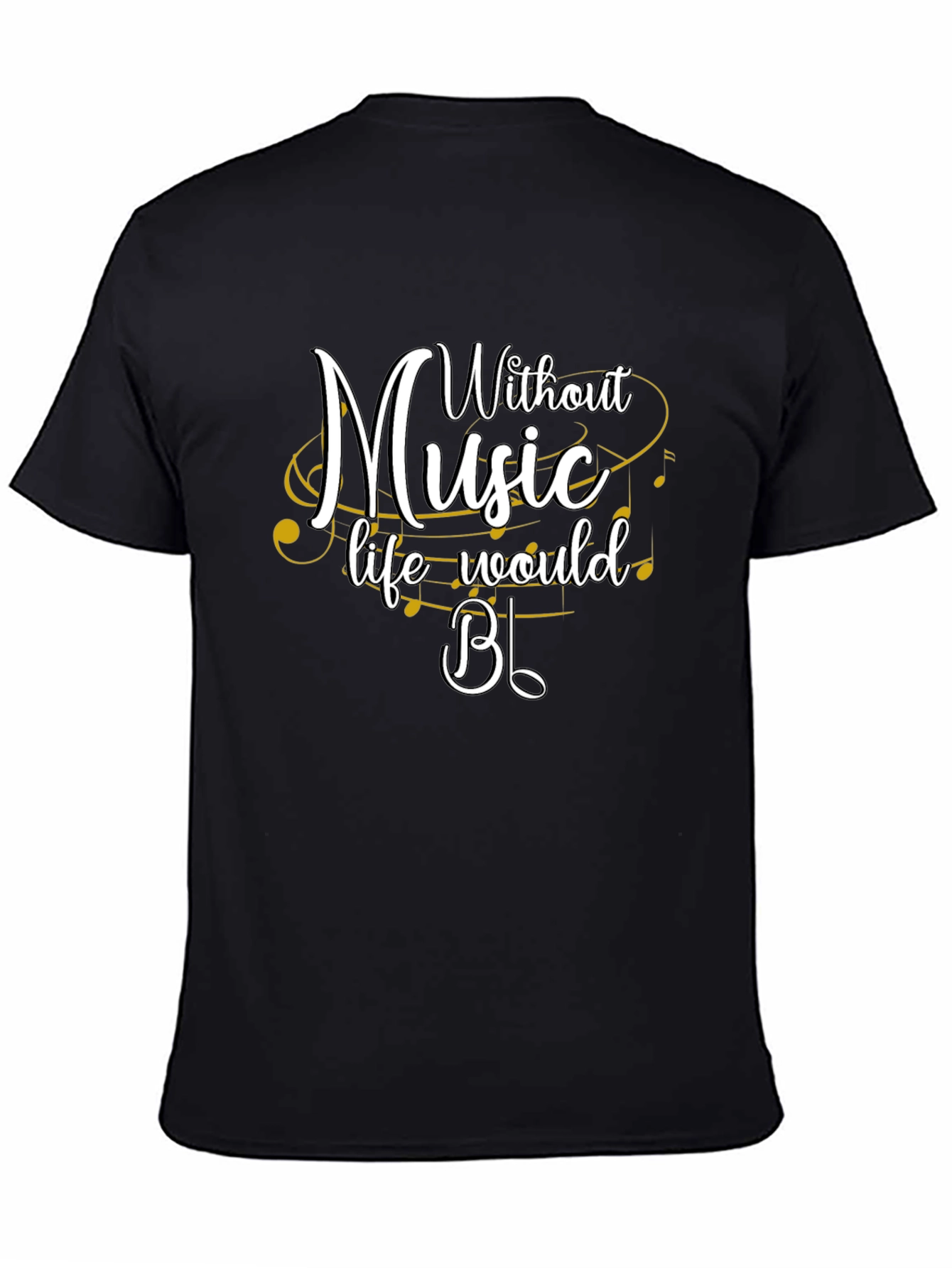 Music Lover T-Shirt - Life Would B Flat