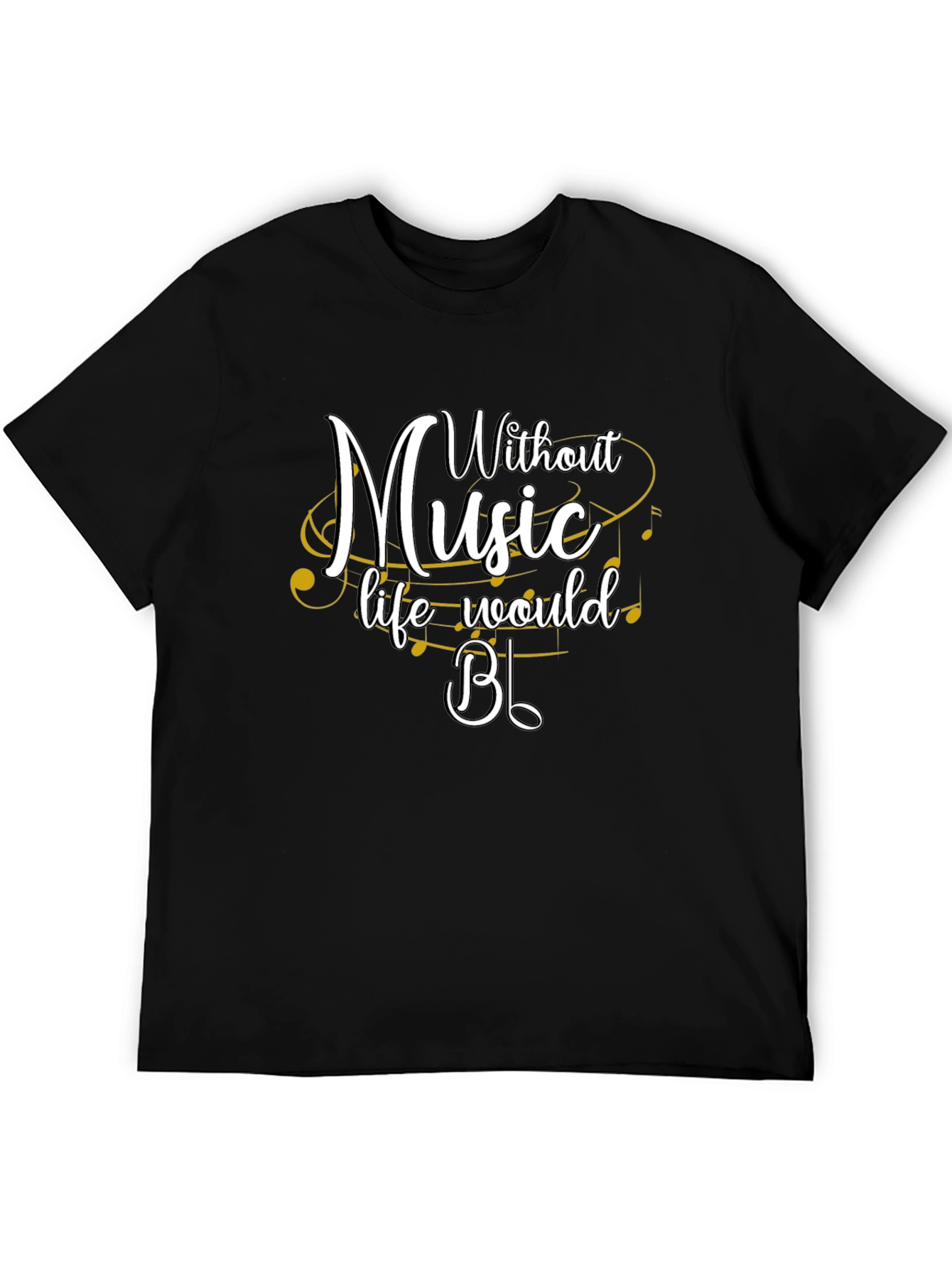 Music Lover T-Shirt - Life Would B Flat