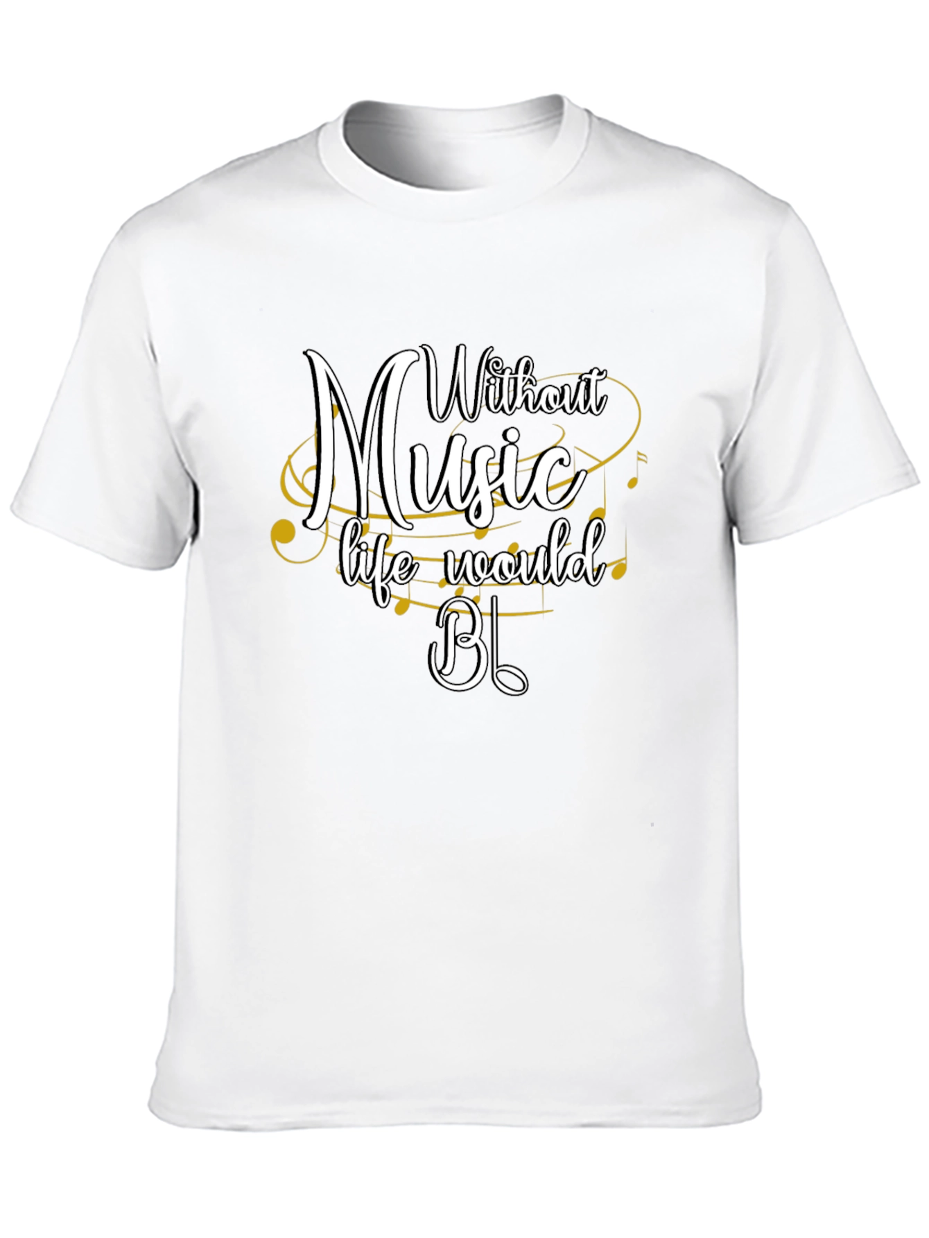 Music Lover T-Shirt - Life Would B Flat