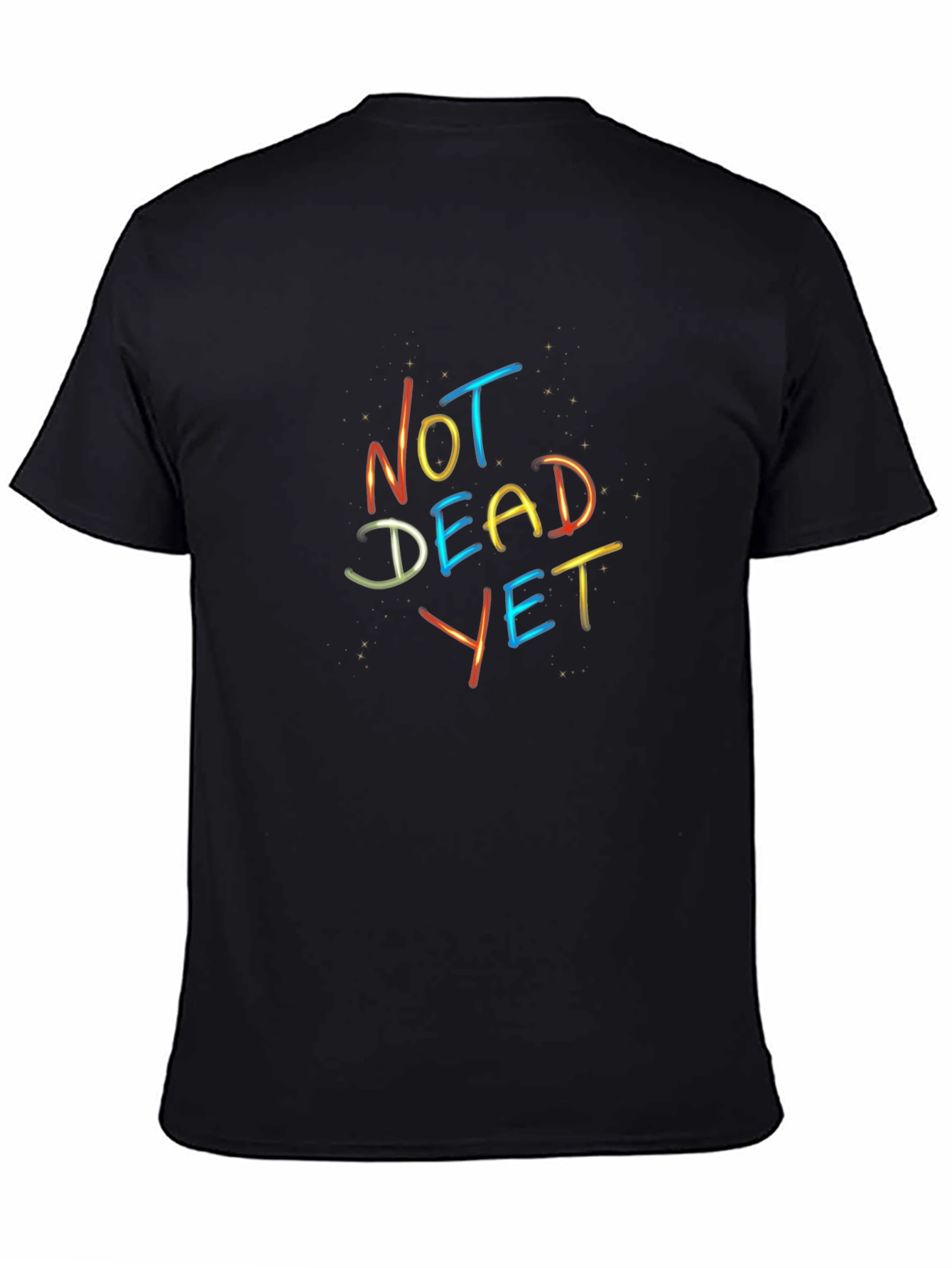 Not Dead Yet Graphic Tee - Mens Black T-Shirt