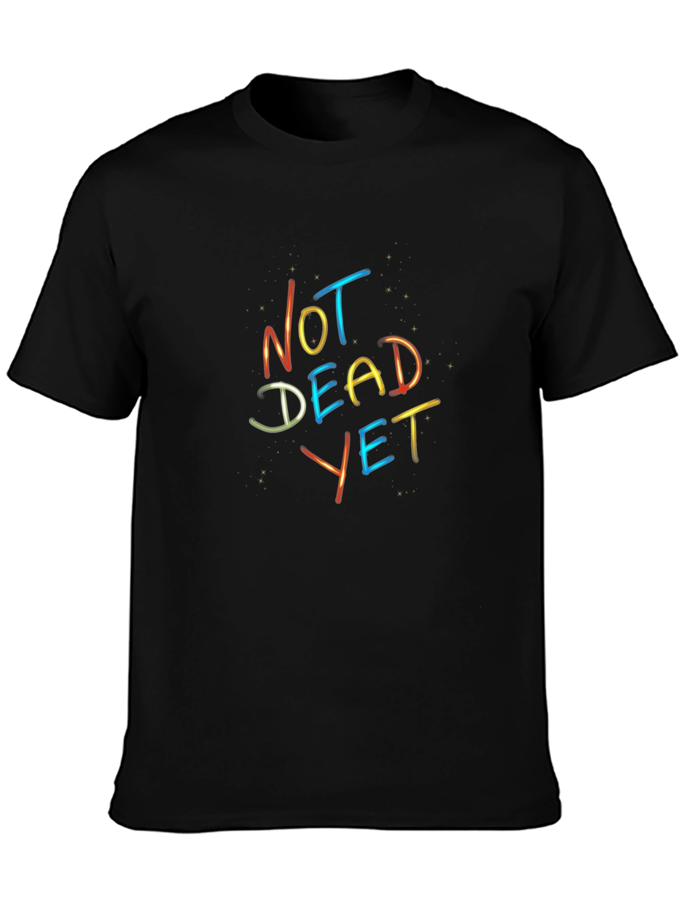 Not Dead Yet Graphic Tee - Mens Black T-Shirt