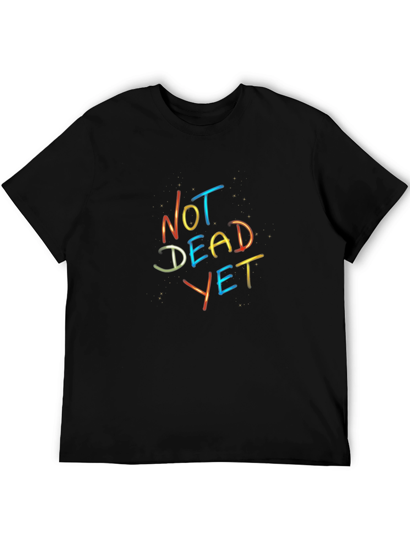 Not Dead Yet Graphic Tee - Mens Black T-Shirt