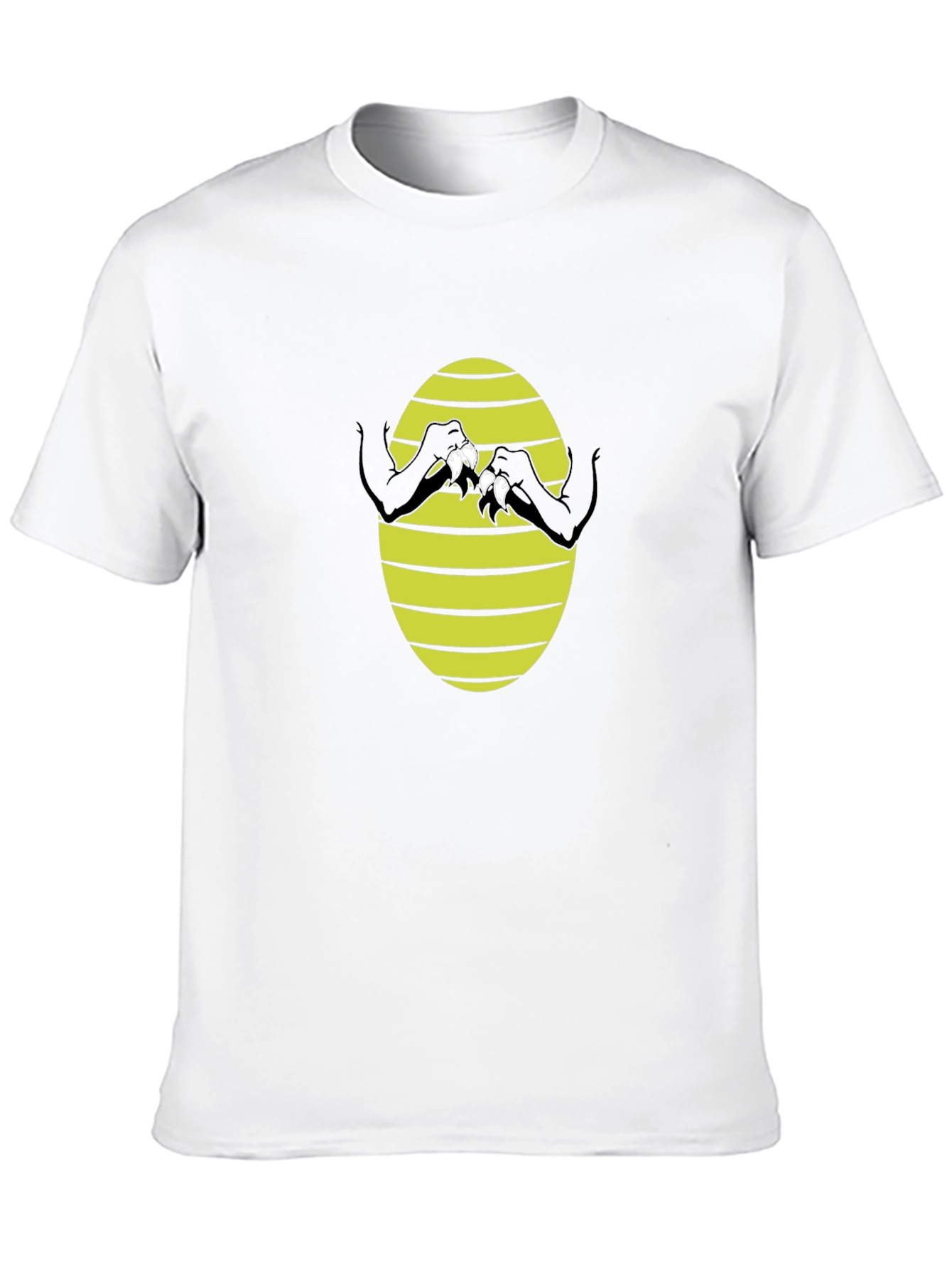 Clawed Graphic Tee - Black Cotton Shirt