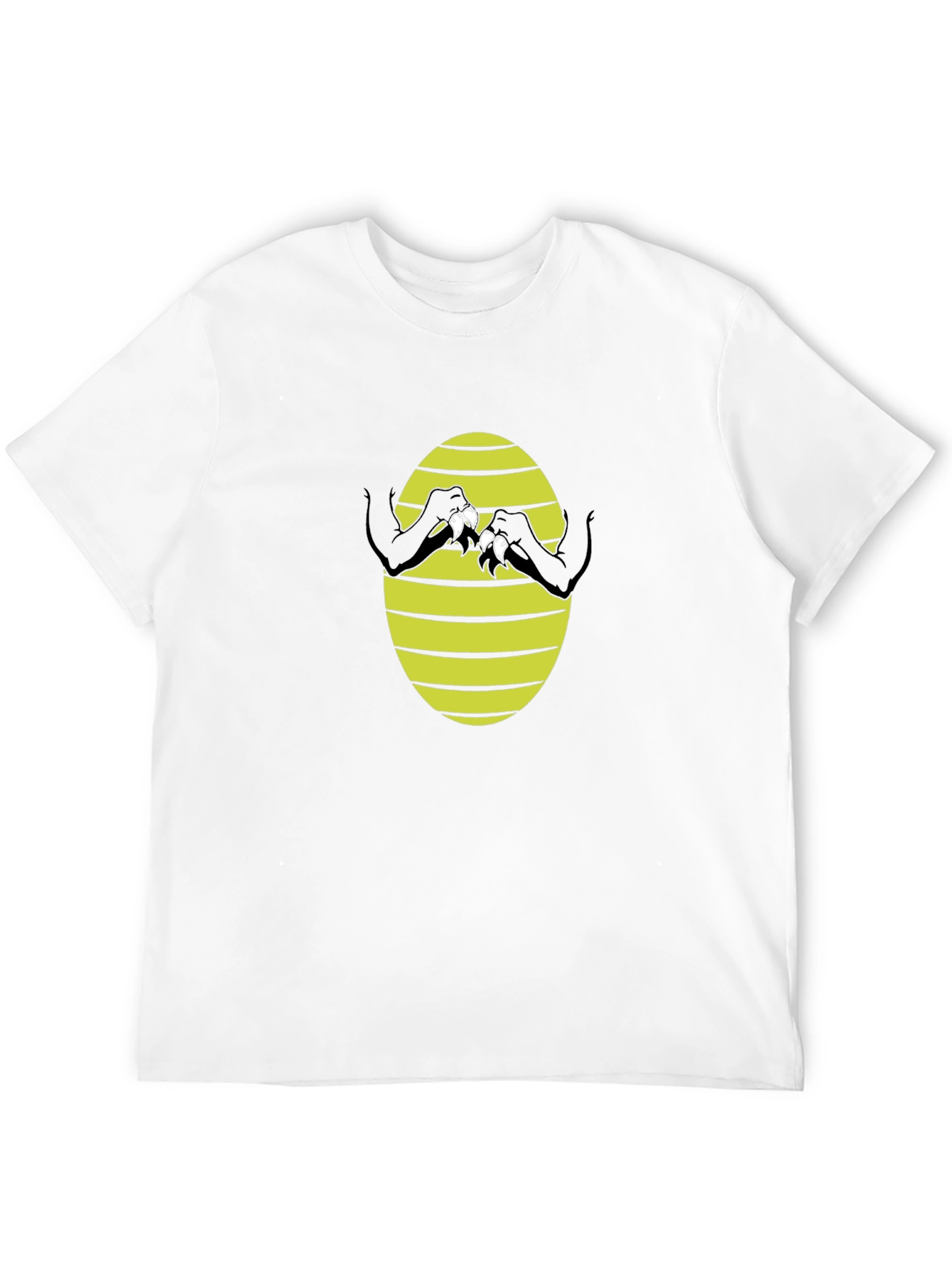 Clawed Graphic Tee - Black Cotton Shirt