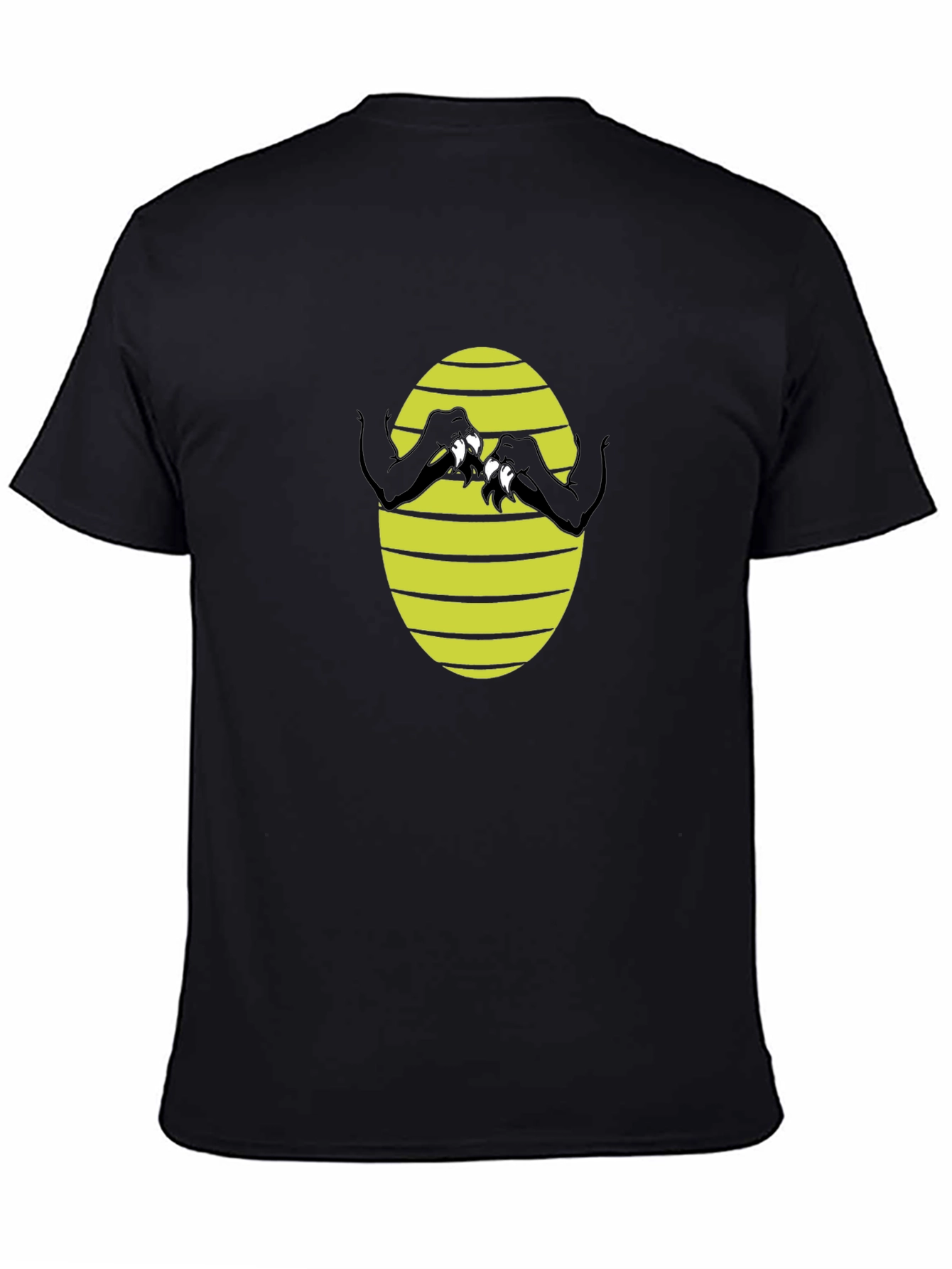 Clawed Graphic Tee - Black Cotton Shirt