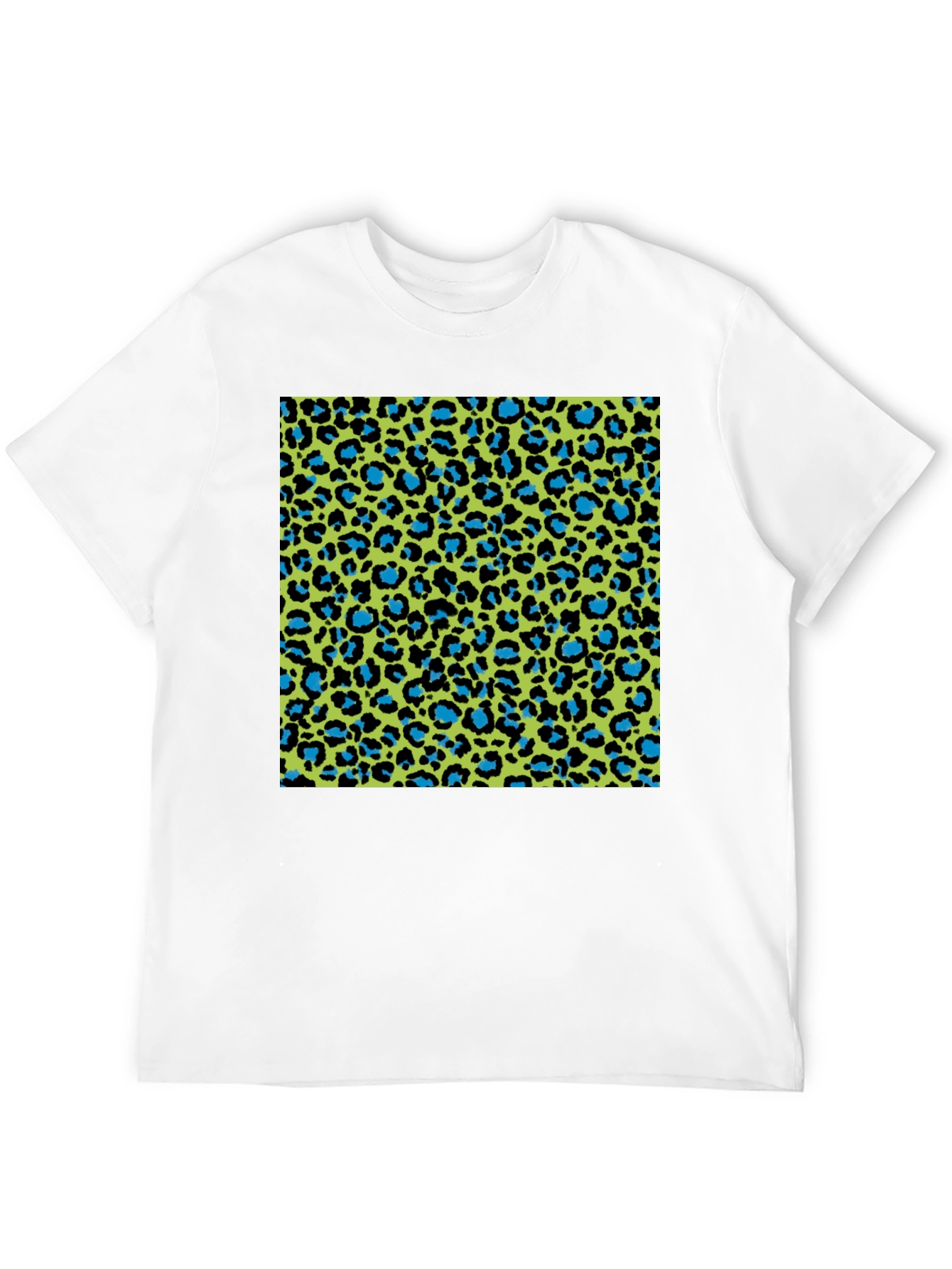 Vibrant Leopard Print T-Shirt - Bold Style