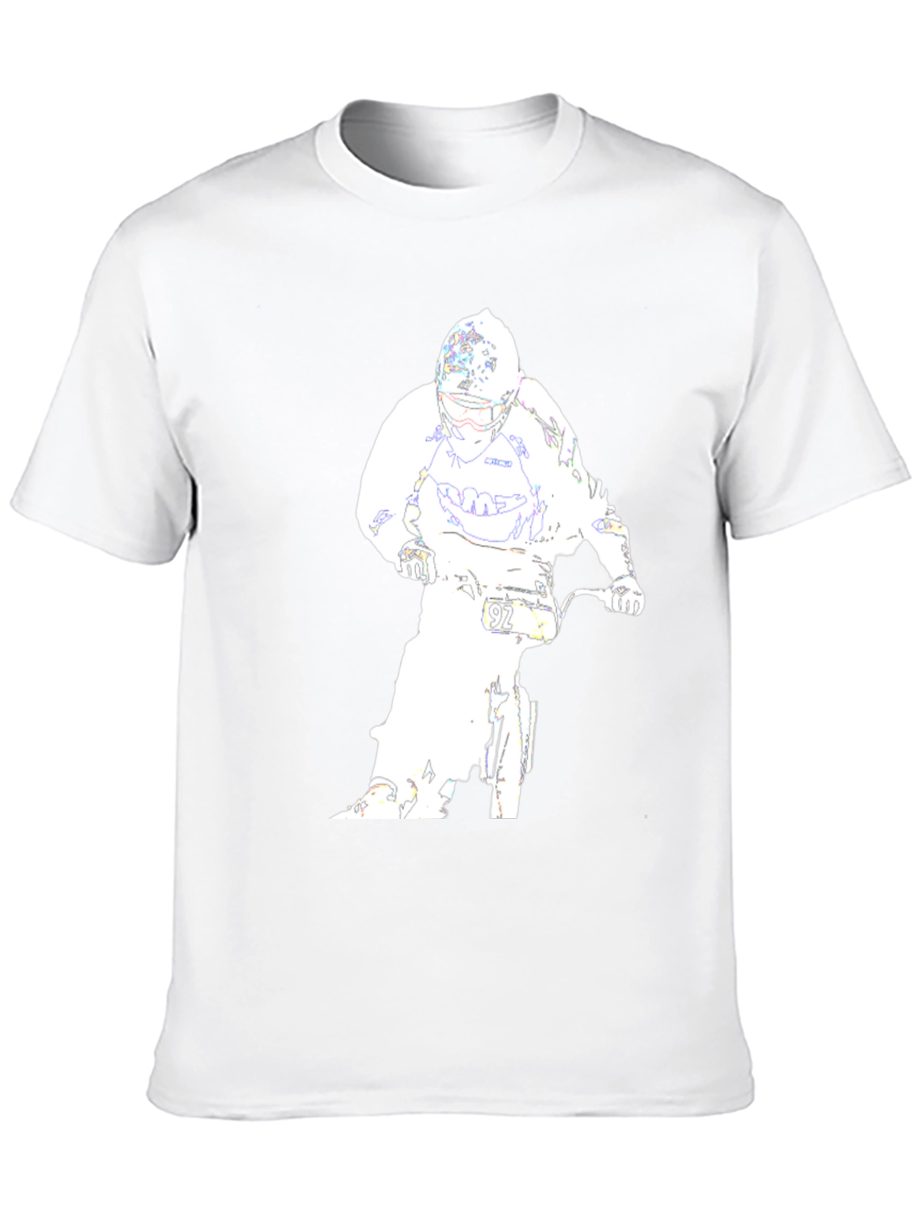 Motocross Rider Graphic Tee - Black