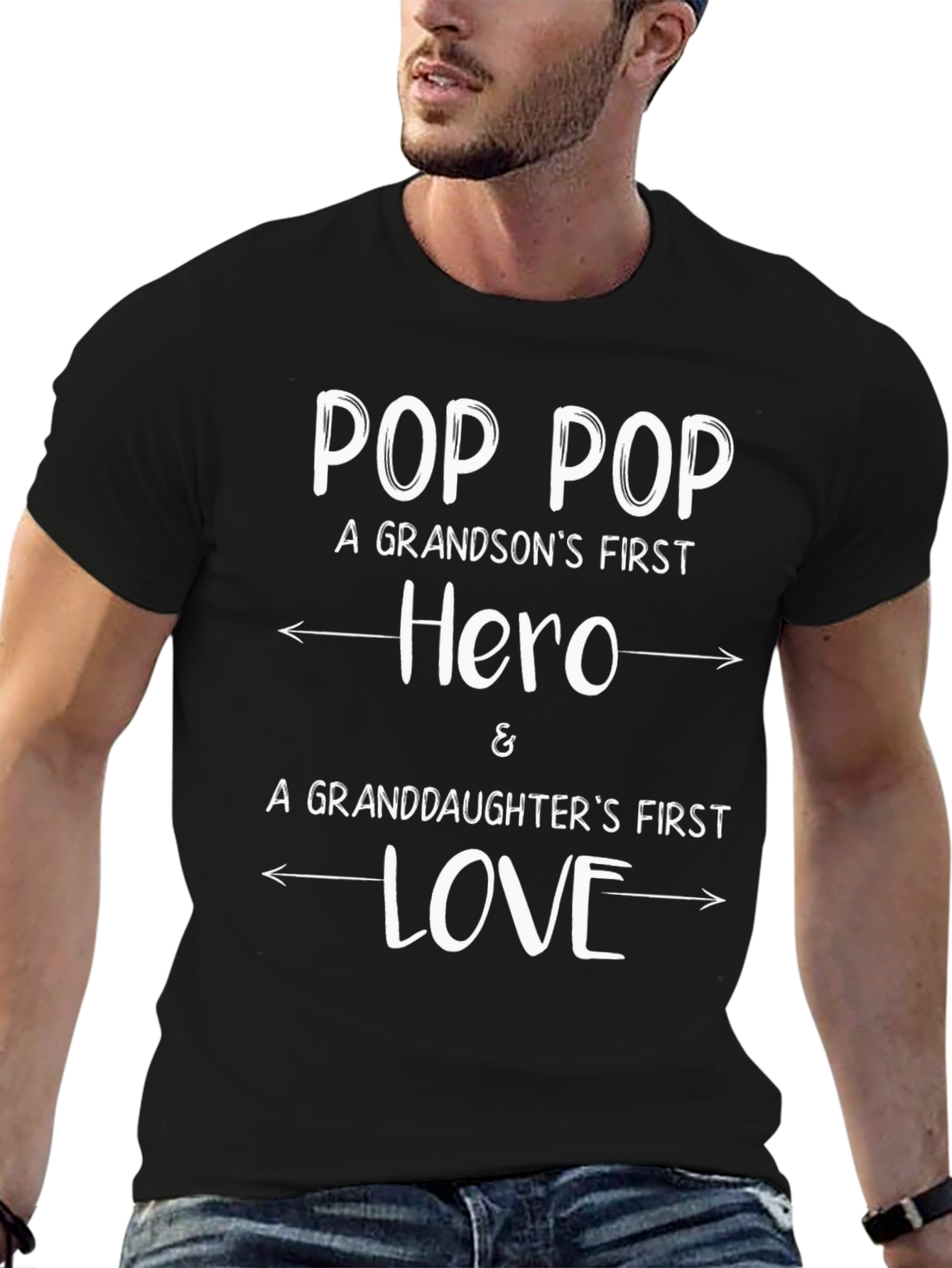 Pop Pop Hero Love T-Shirt