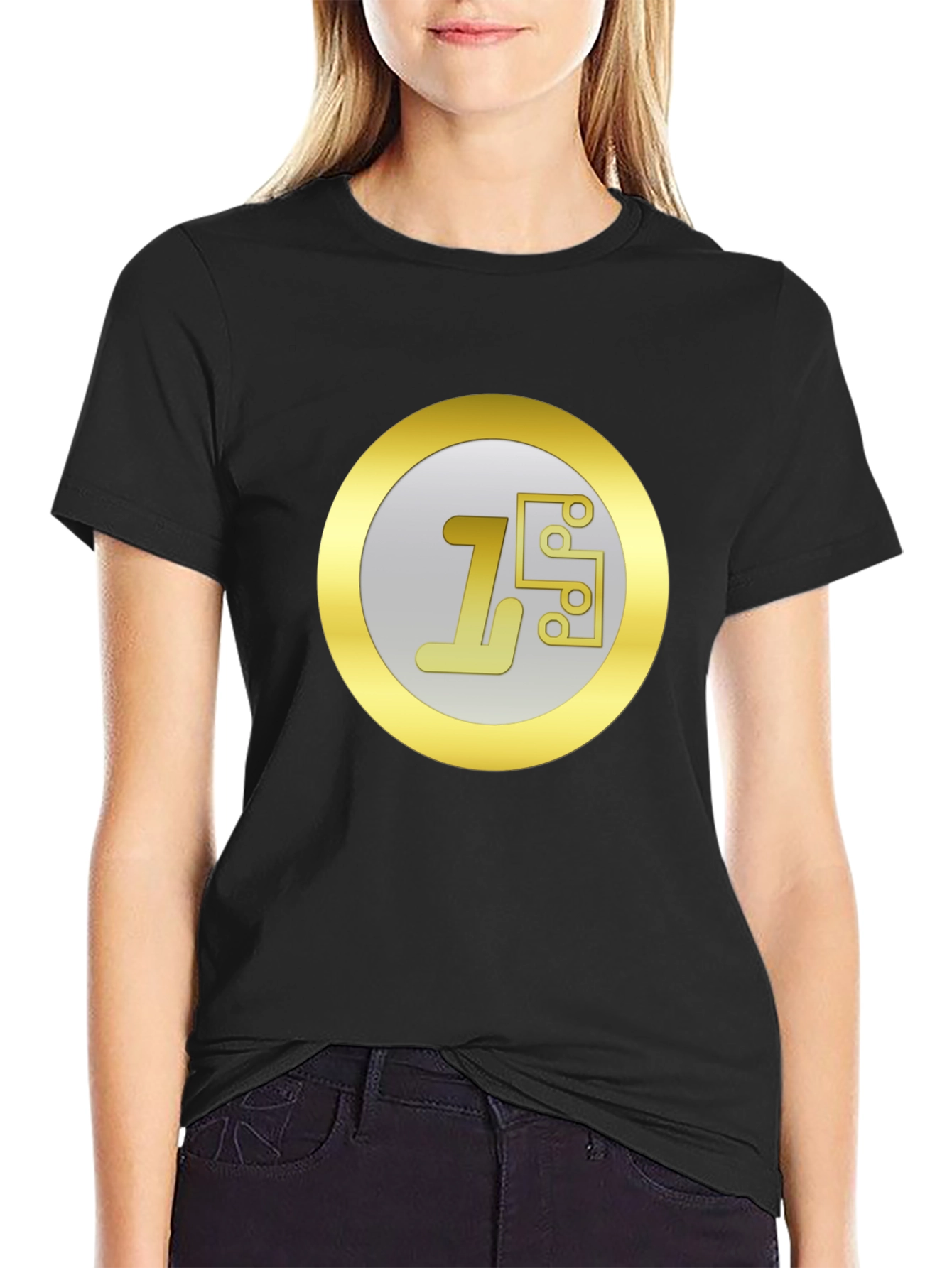 Tech Logo Graphic Tee - Modern Circuit Design