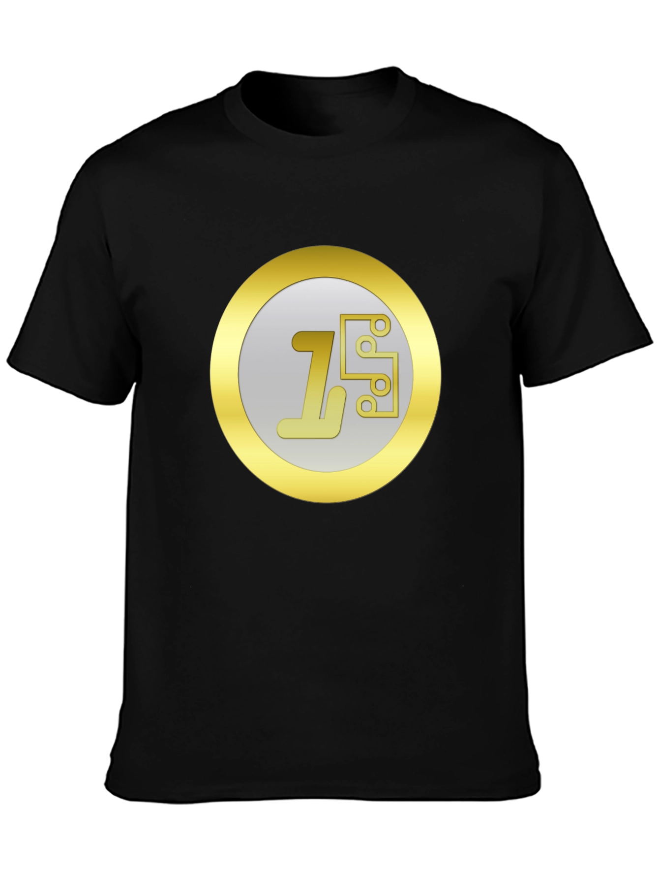 Tech Logo Graphic Tee - Modern Circuit Design