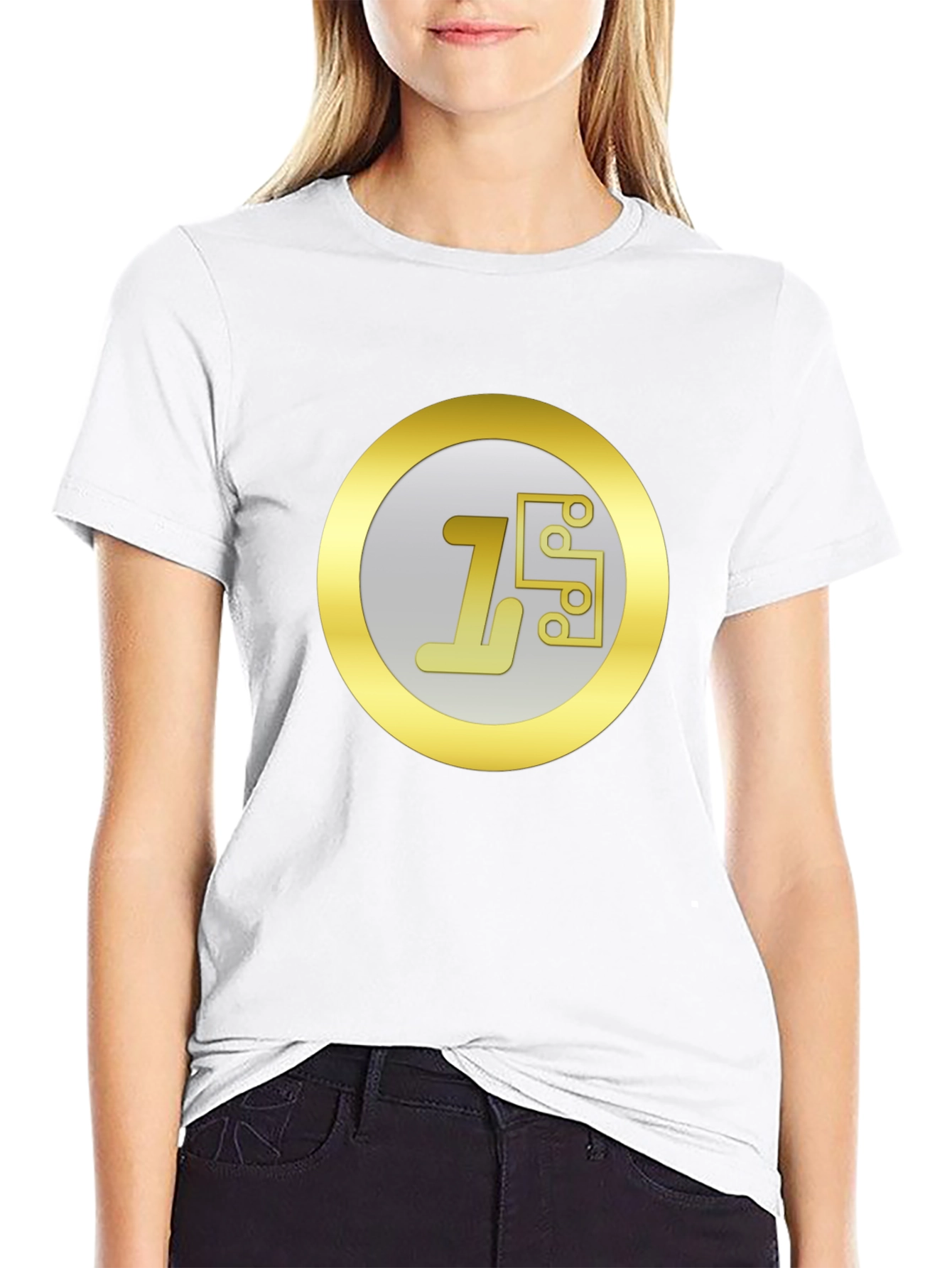Tech Logo Graphic Tee - Modern Circuit Design