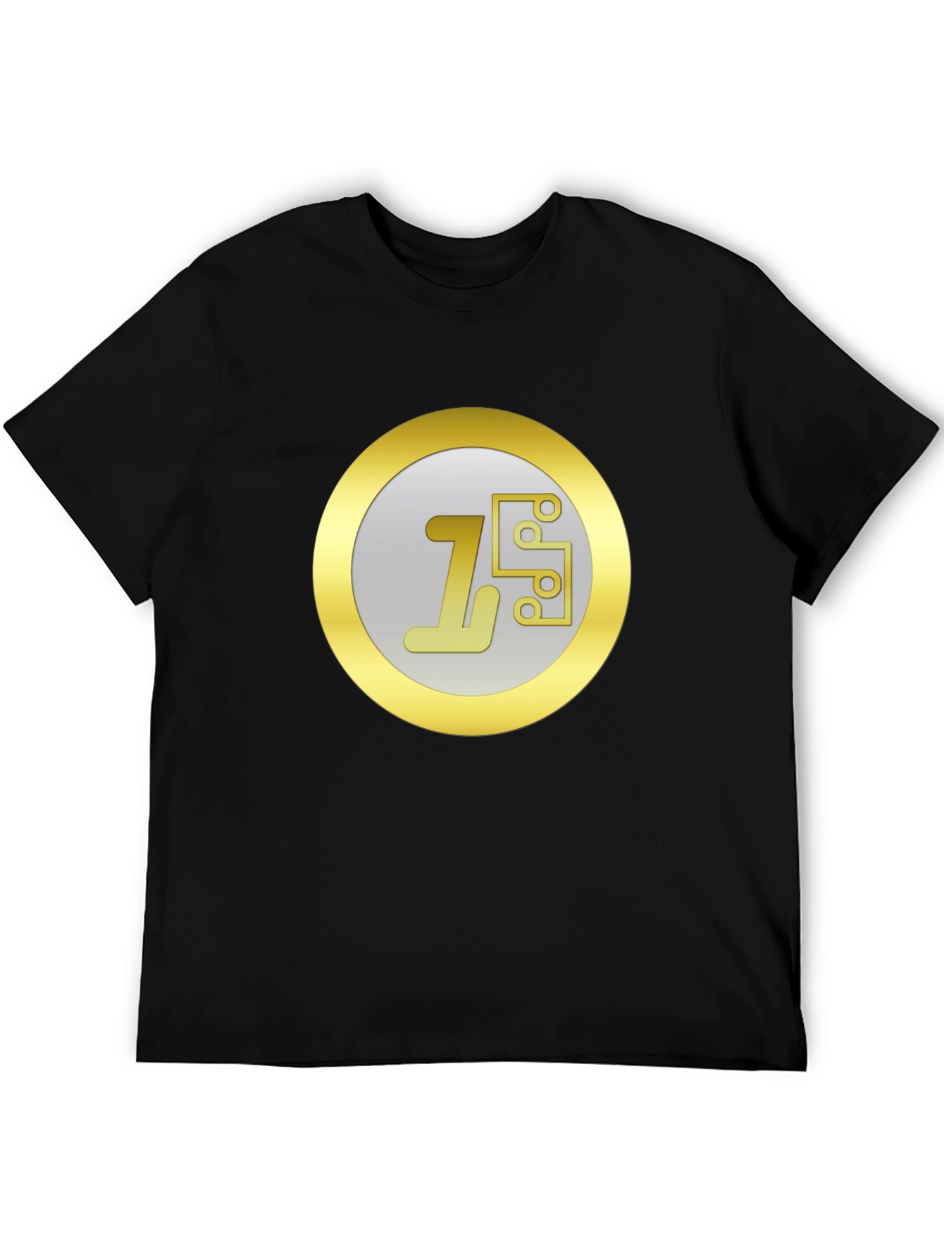 Tech Logo Graphic Tee - Modern Circuit Design