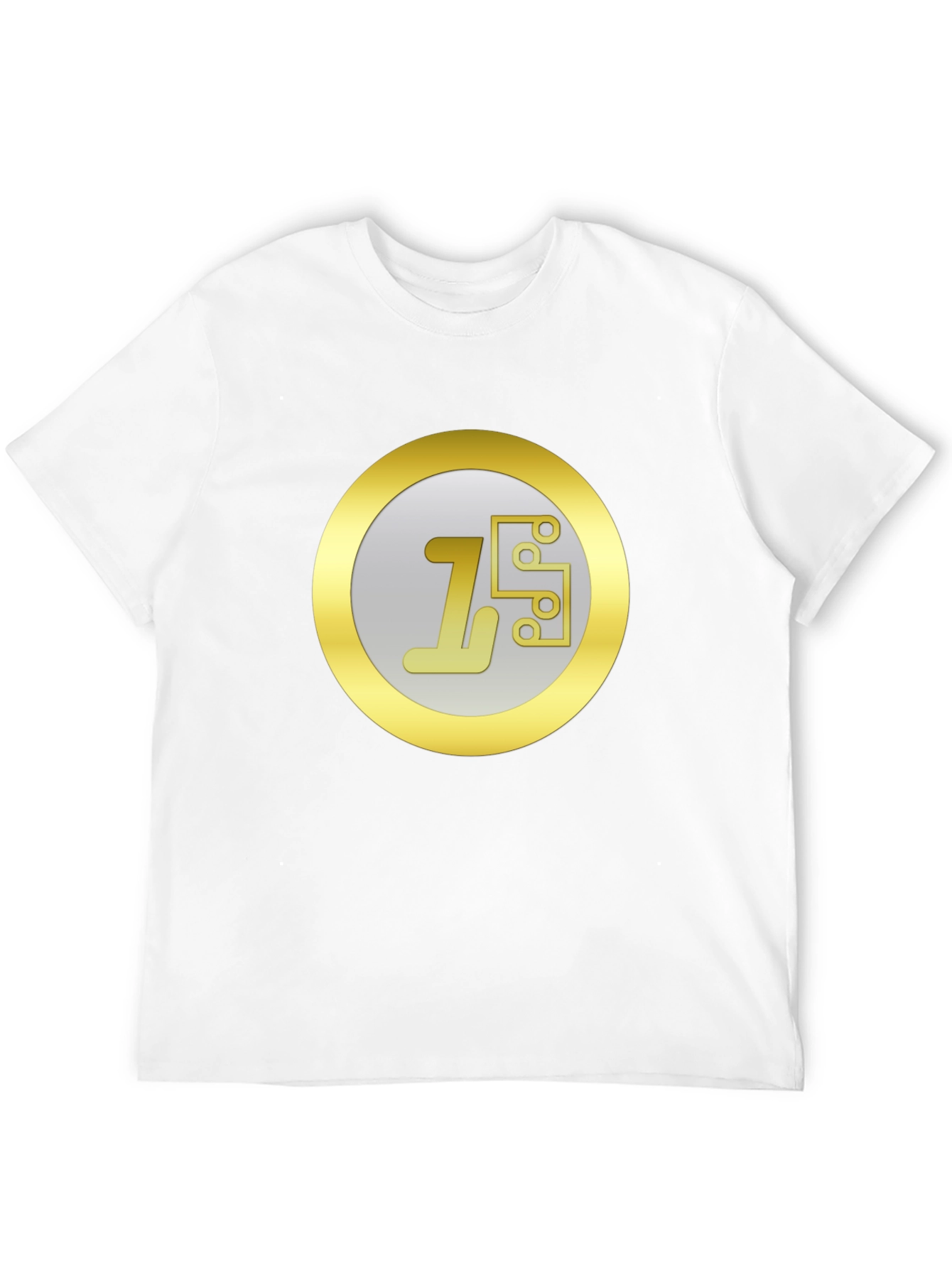 Tech Logo Graphic Tee - Modern Circuit Design