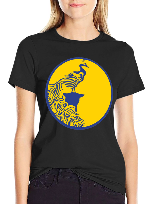 Peacock Graphic Tee - Stylish Mens Black T-Shirt