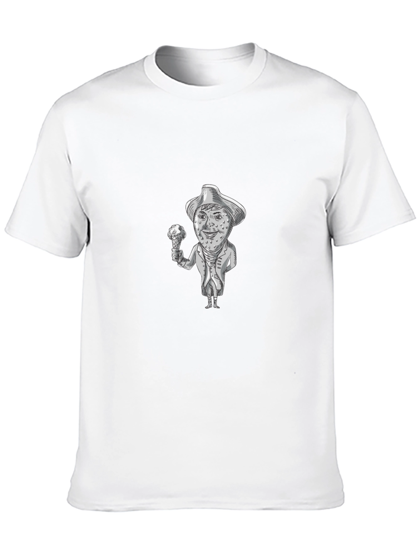 Novelty Cartoon Character Graphic Print Black T-Shirt