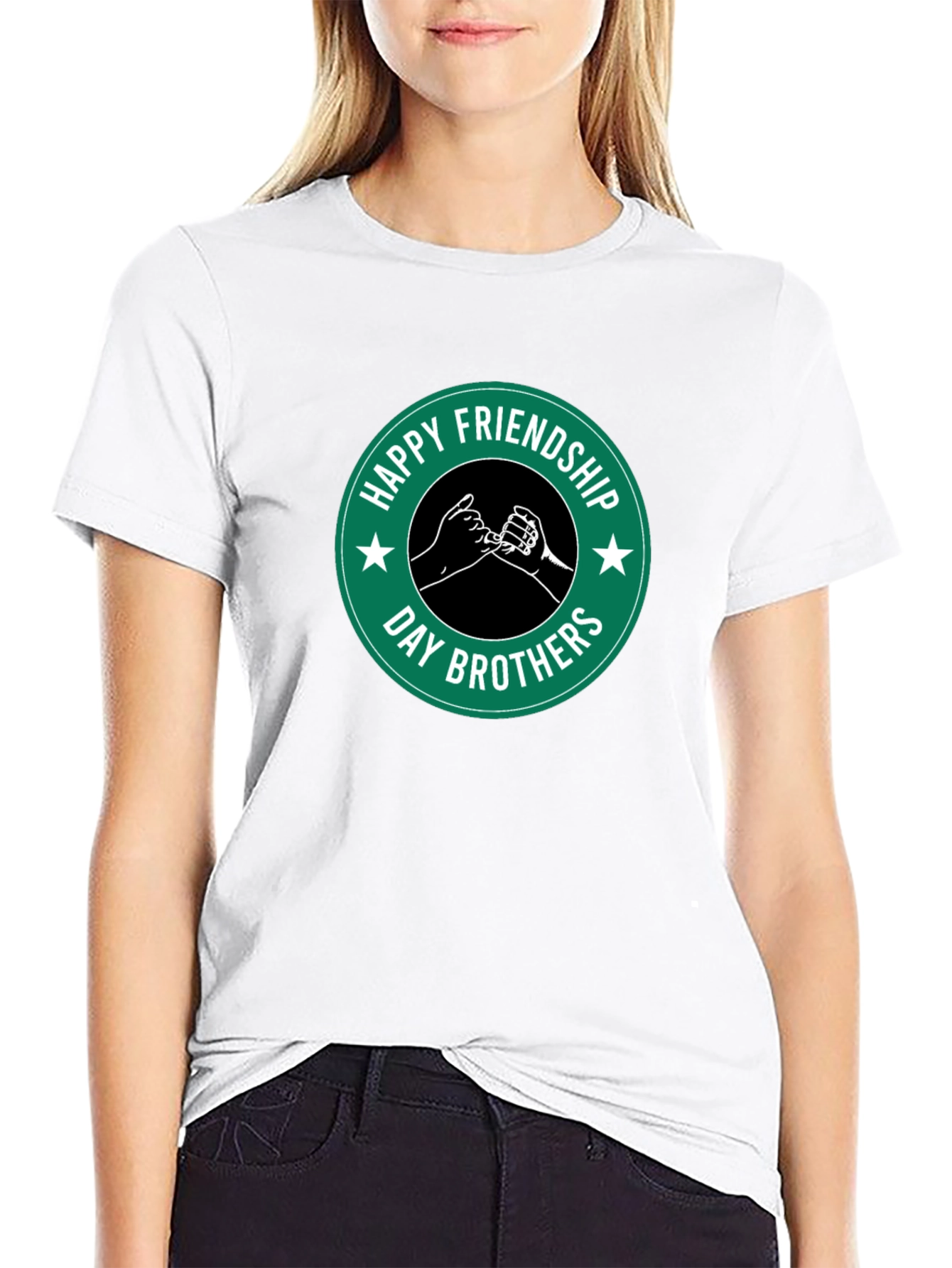 Friendship Day Brothers T-Shirt - Black