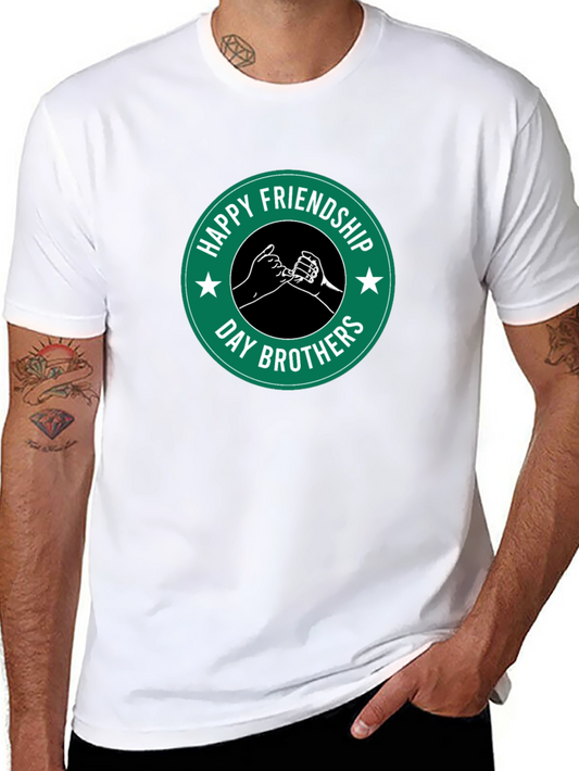 Friendship Day Brothers T-Shirt - Black