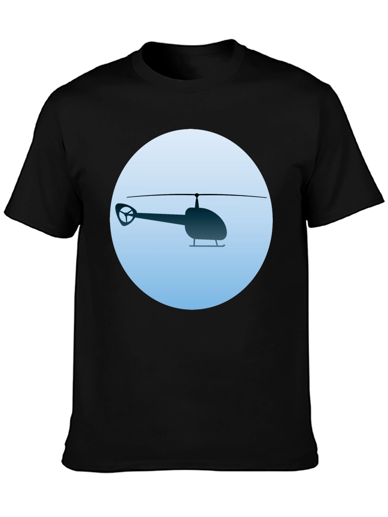 Helicopter Graphic Tee - Pilot Aviation Fan Shirt