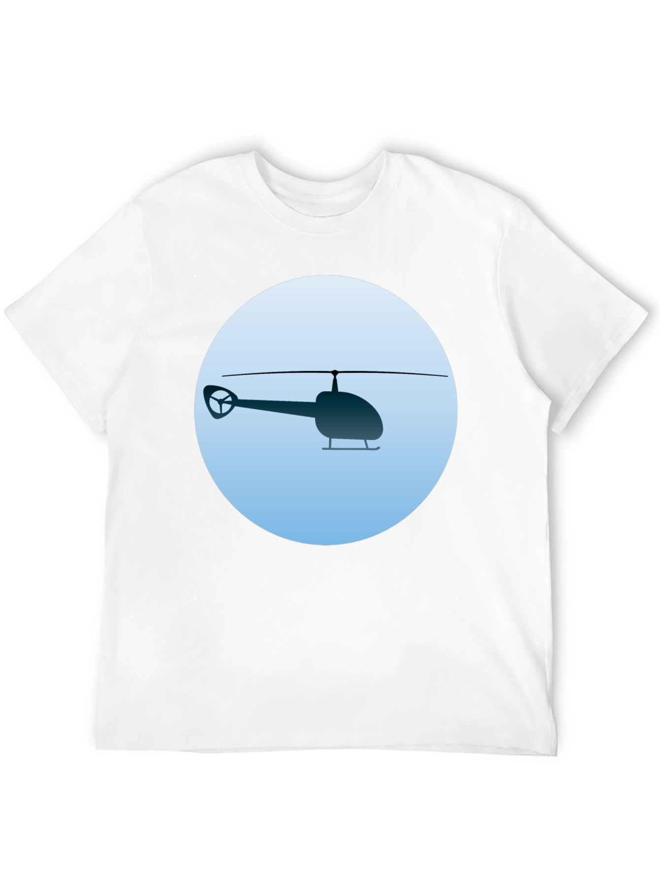Helicopter Graphic Tee - Pilot Aviation Fan Shirt
