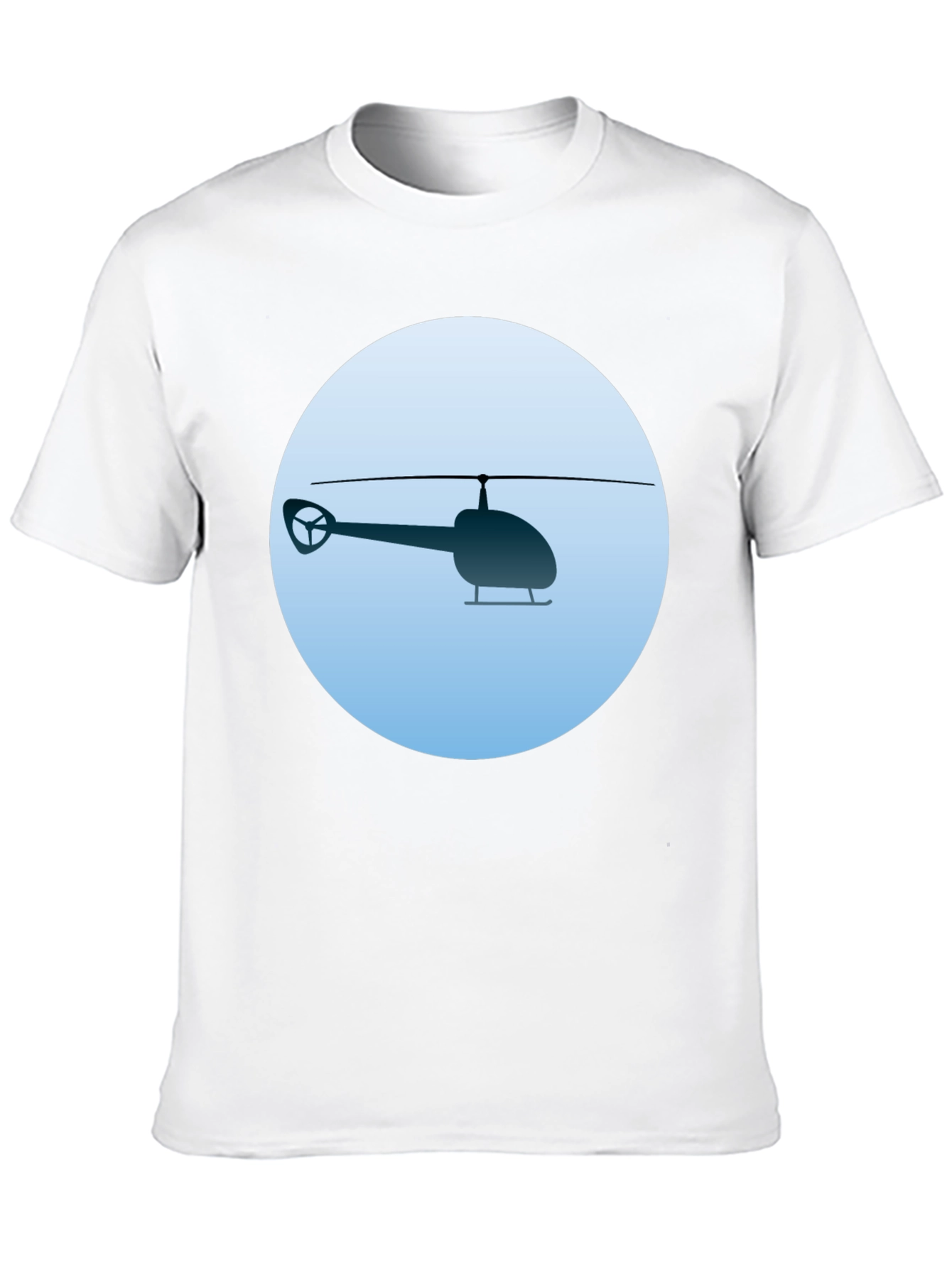 Helicopter Graphic Tee - Pilot Aviation Fan Shirt