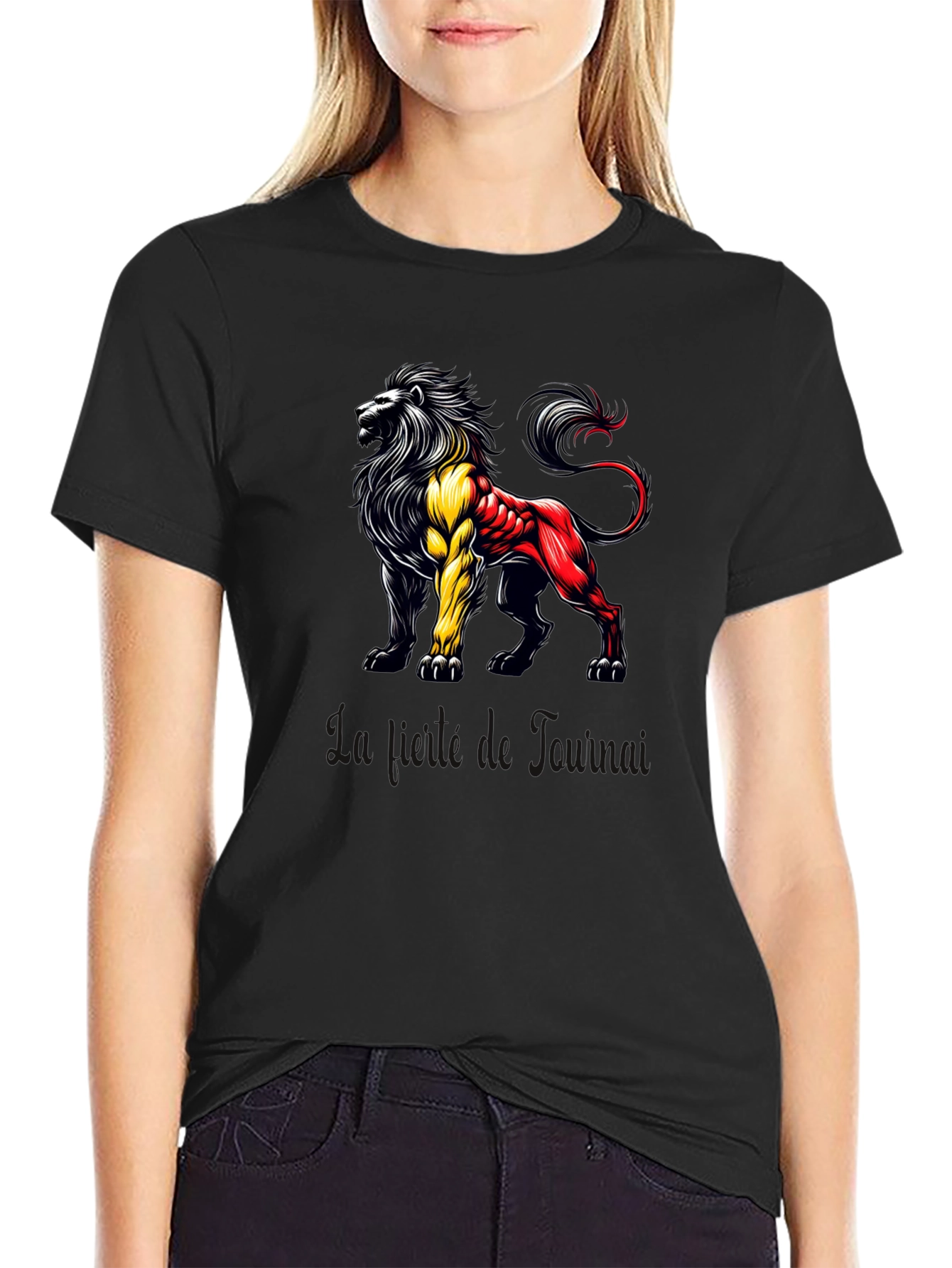 Lion Belgium Flag T-Shirt