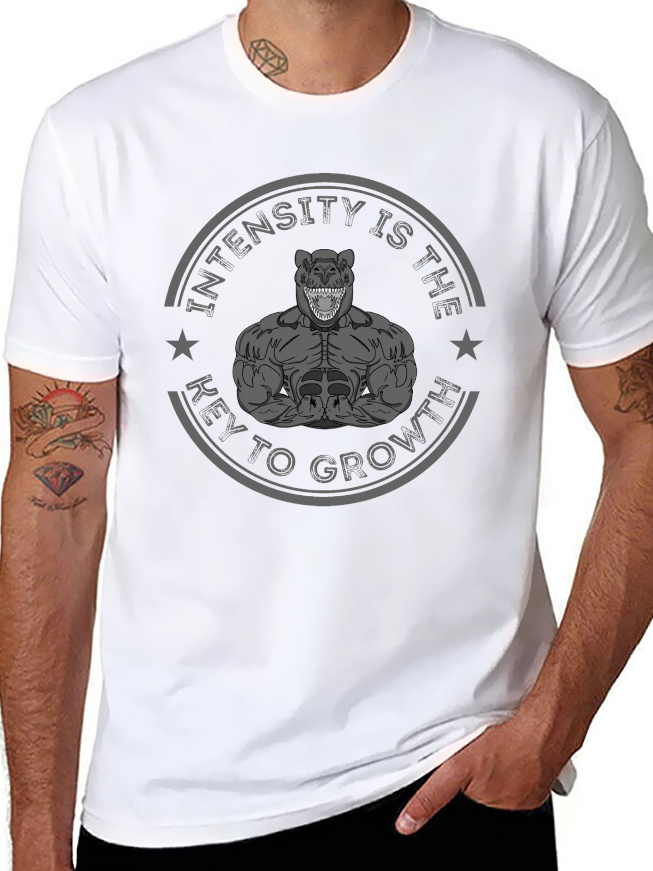 Intensity is Key Mens Graphic T-Shirt