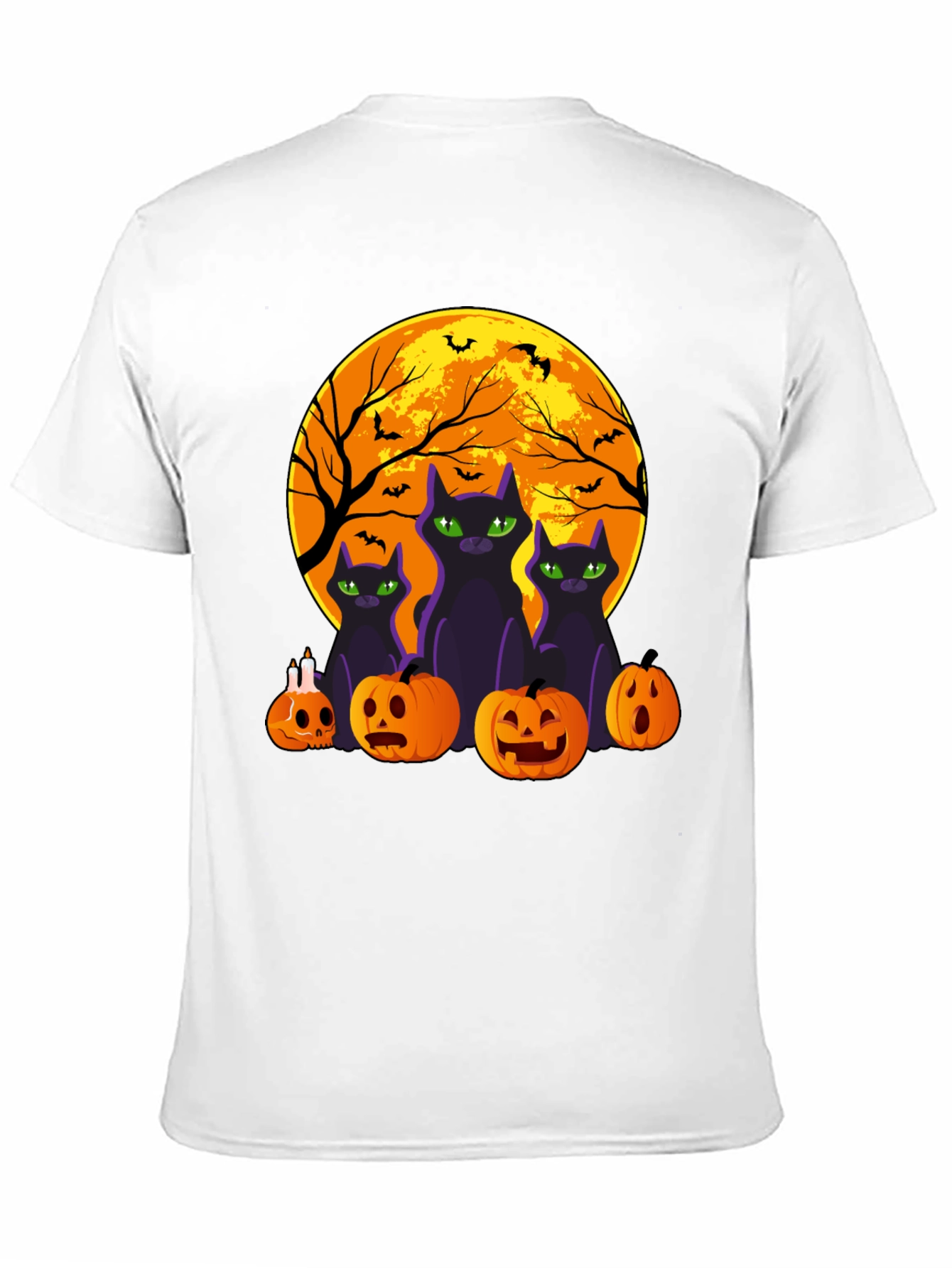 Halloween Cats & Pumpkins T-Shirt