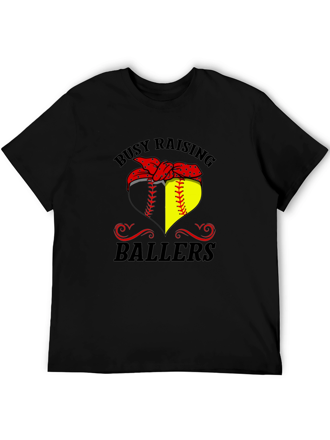 Busy Raising Ballers Graphic T-Shirt
