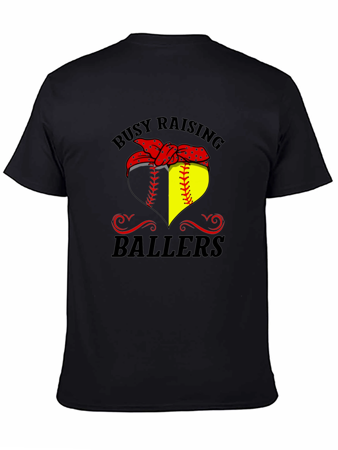 Busy Raising Ballers Graphic T-Shirt