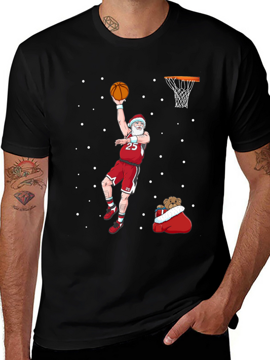 Santa Slam Dunk T-Shirt