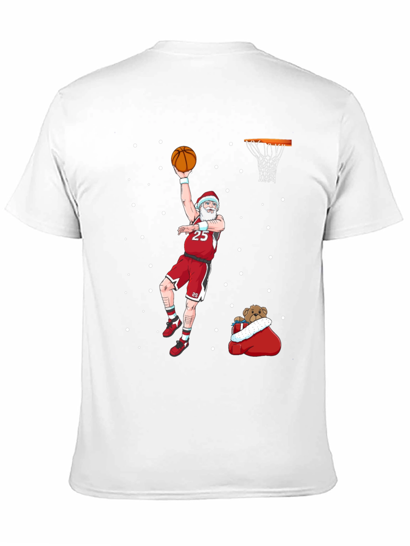 Santa Slam Dunk T-Shirt
