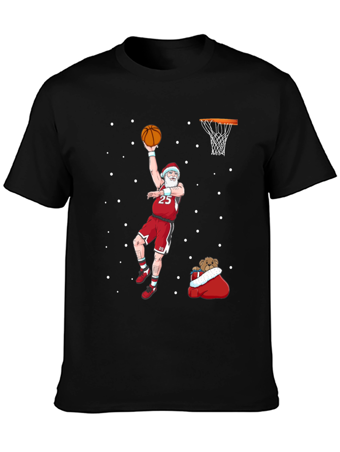 Santa Slam Dunk T-Shirt