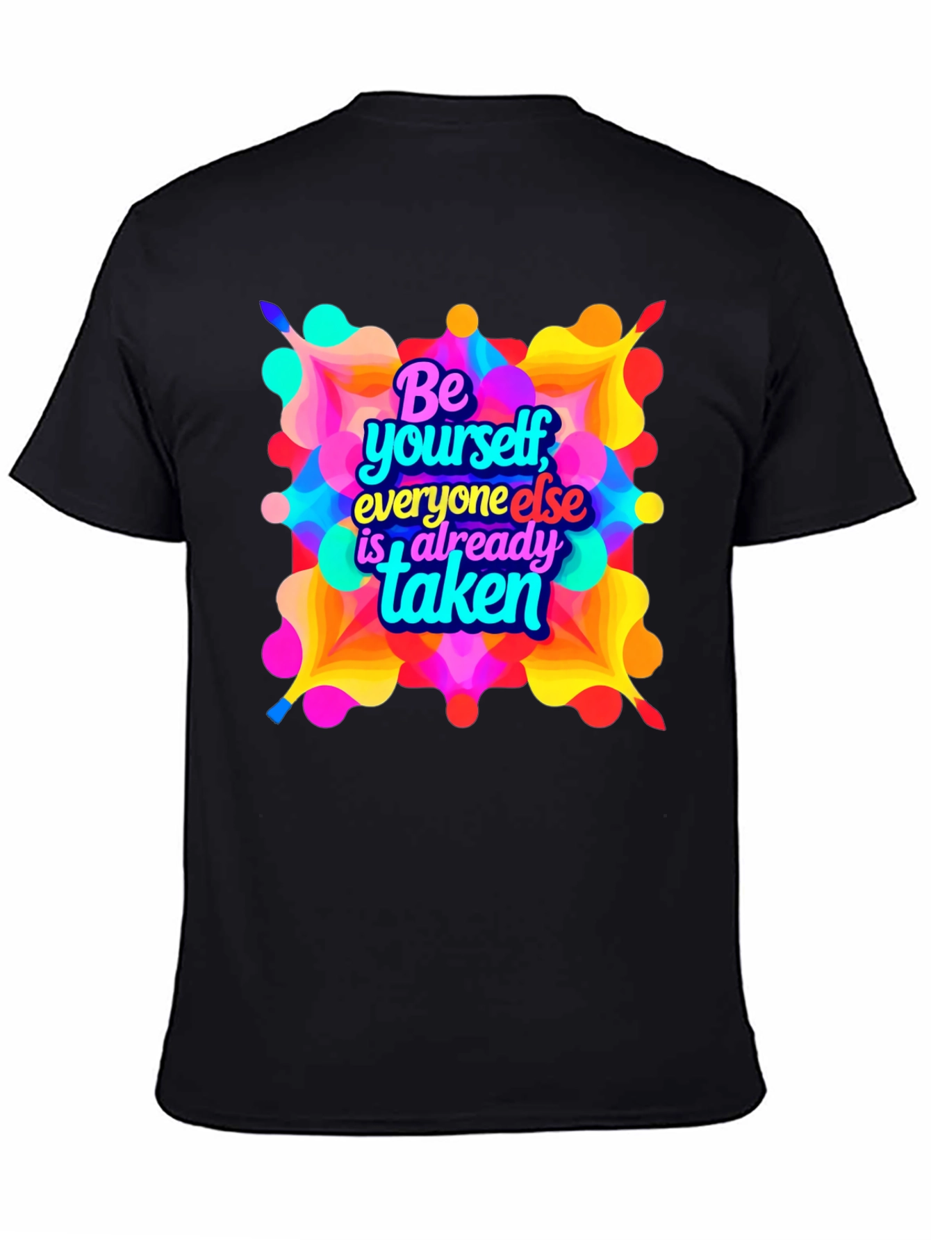 Be Yourself Graphic T-Shirt - Black