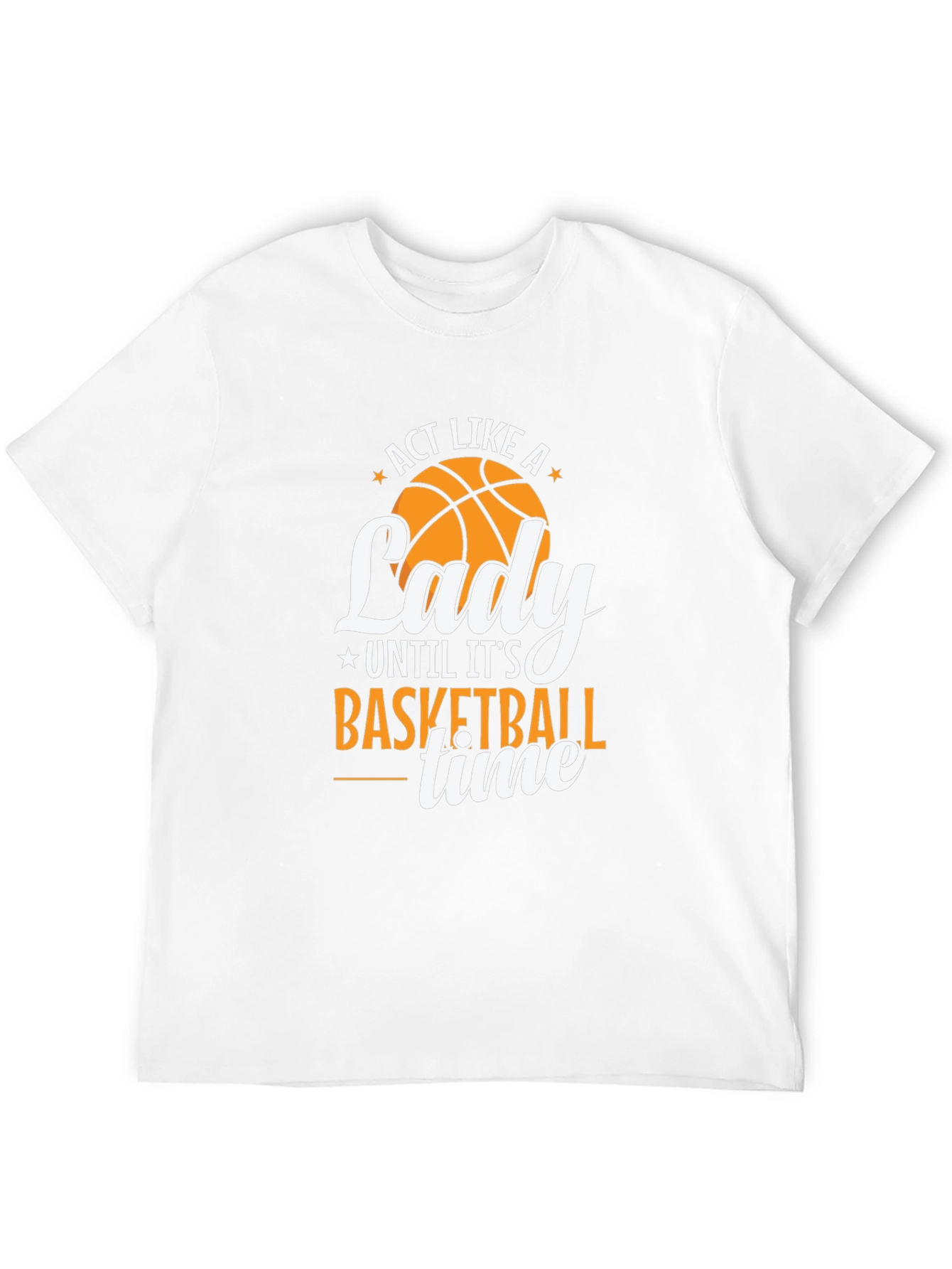 Basketball Lady Graphic Tee - Black