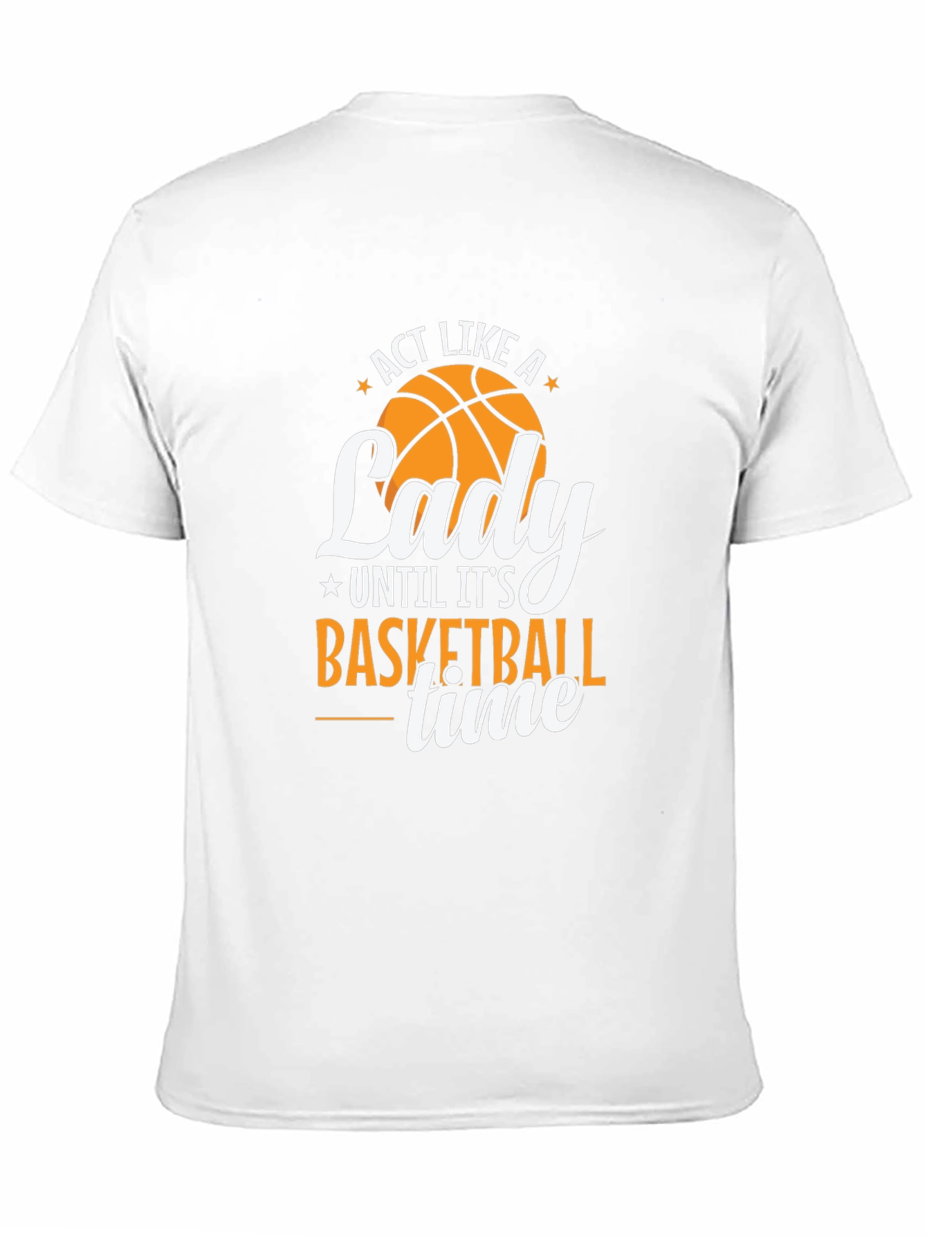 Basketball Lady Graphic Tee - Black