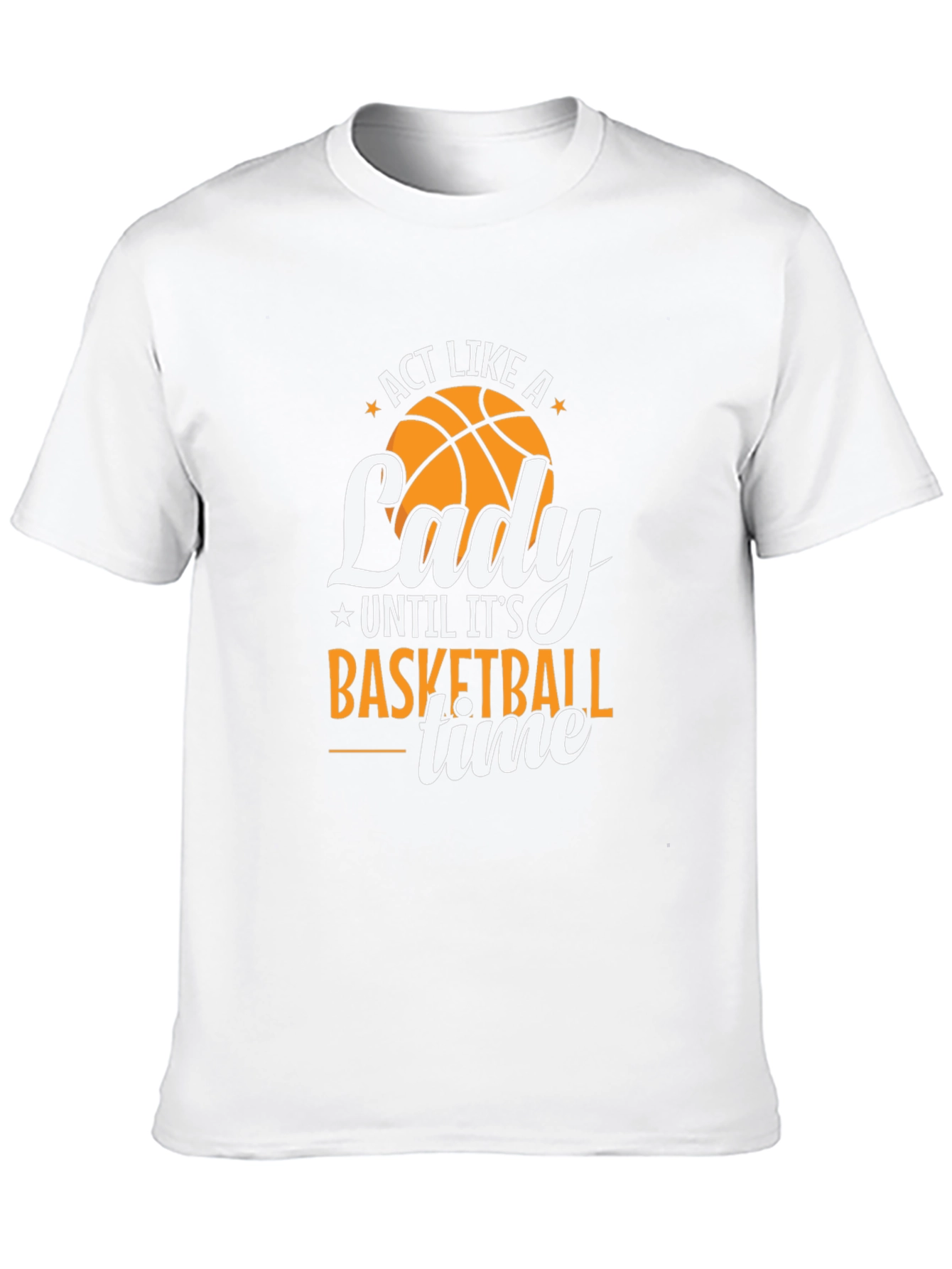 Basketball Lady Graphic Tee - Black