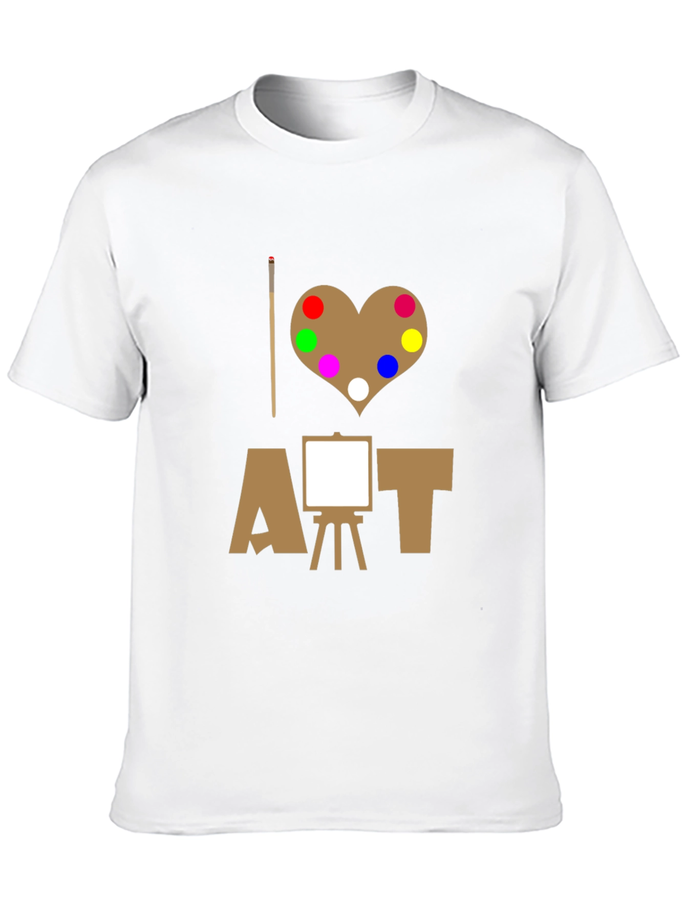 I Love Art T-Shirt - Painter Palette Design