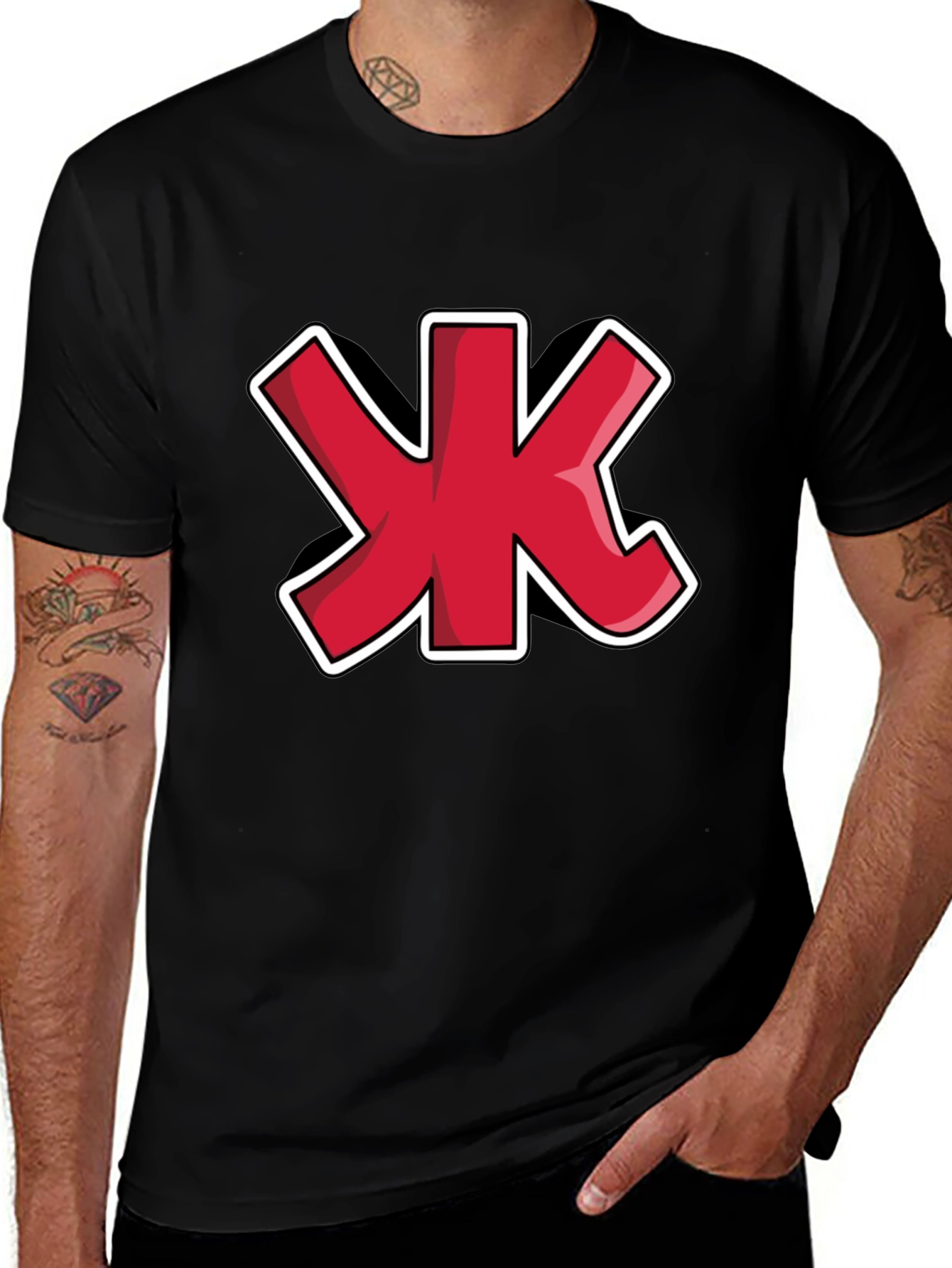 Red Cyrillic Letter Zhe T-Shirt